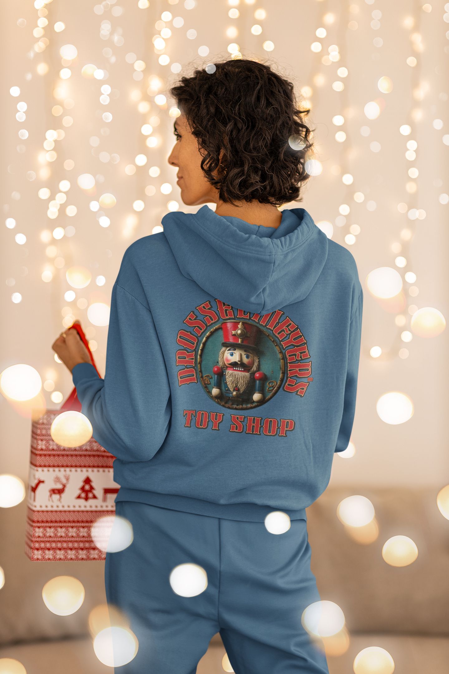 Drosselmeyer’s Toy Shop Women’s Hoodie – Vintage Nutcracker Design for Christmas & Ballet Lovers