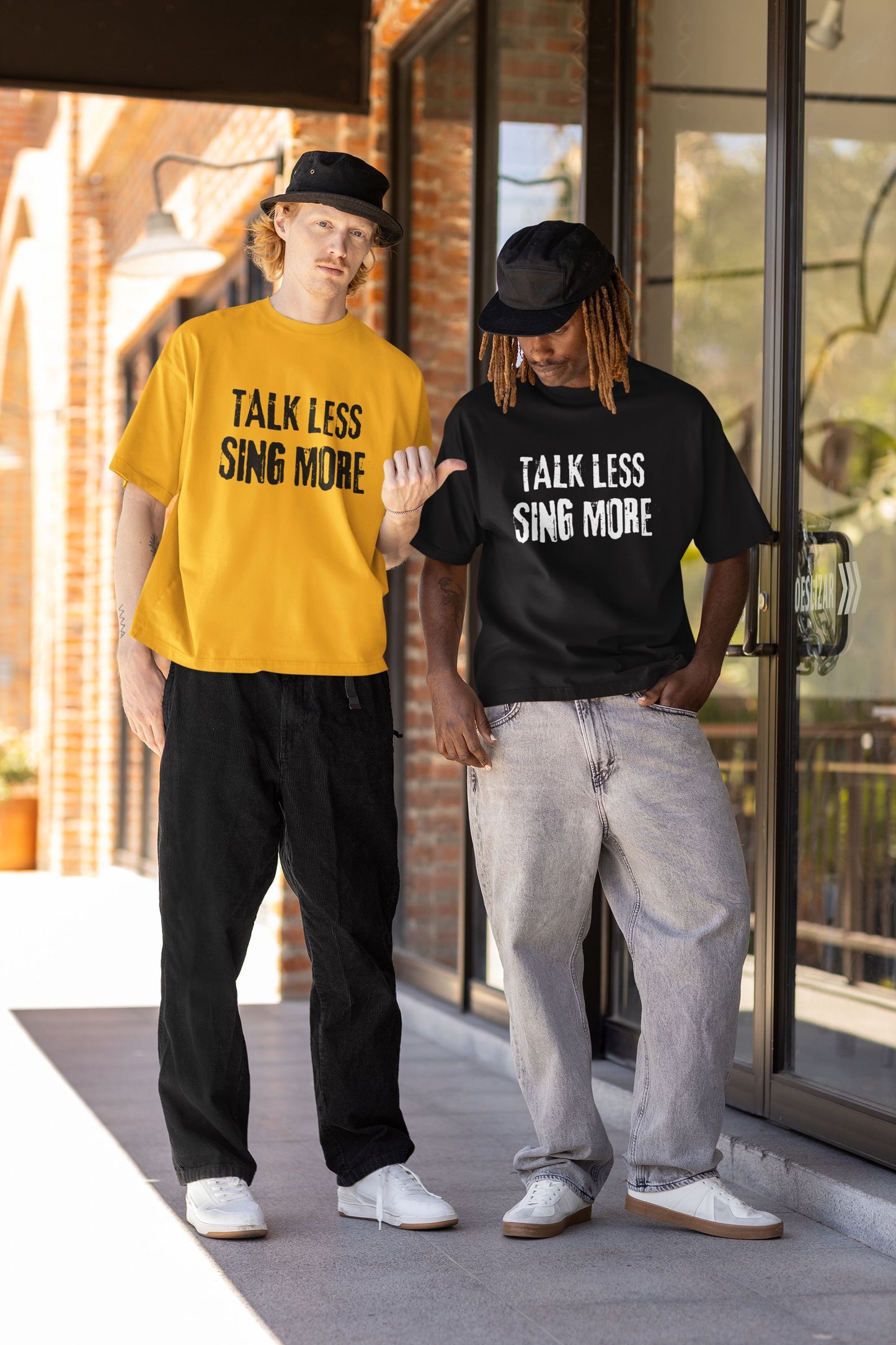 “Talk Less, Sing More” T-Shirt – Classic Unisex Cotton Design for Theatre & Musical Lovers
