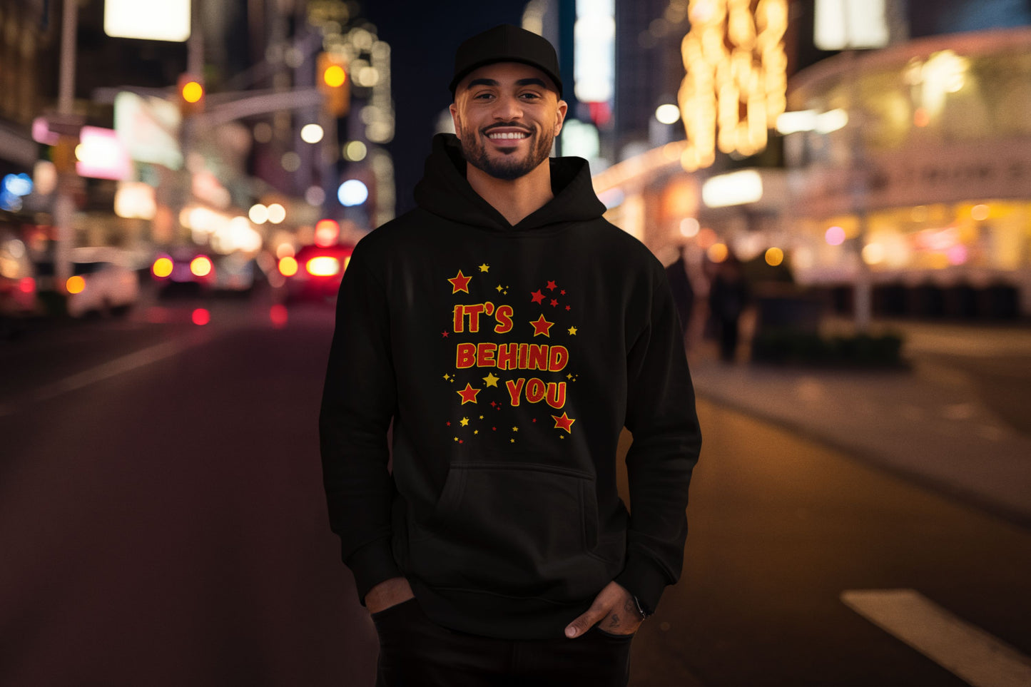 Men’s Pantomime Hoodie – Festive Black Hoodie for Panto Fans & Performers