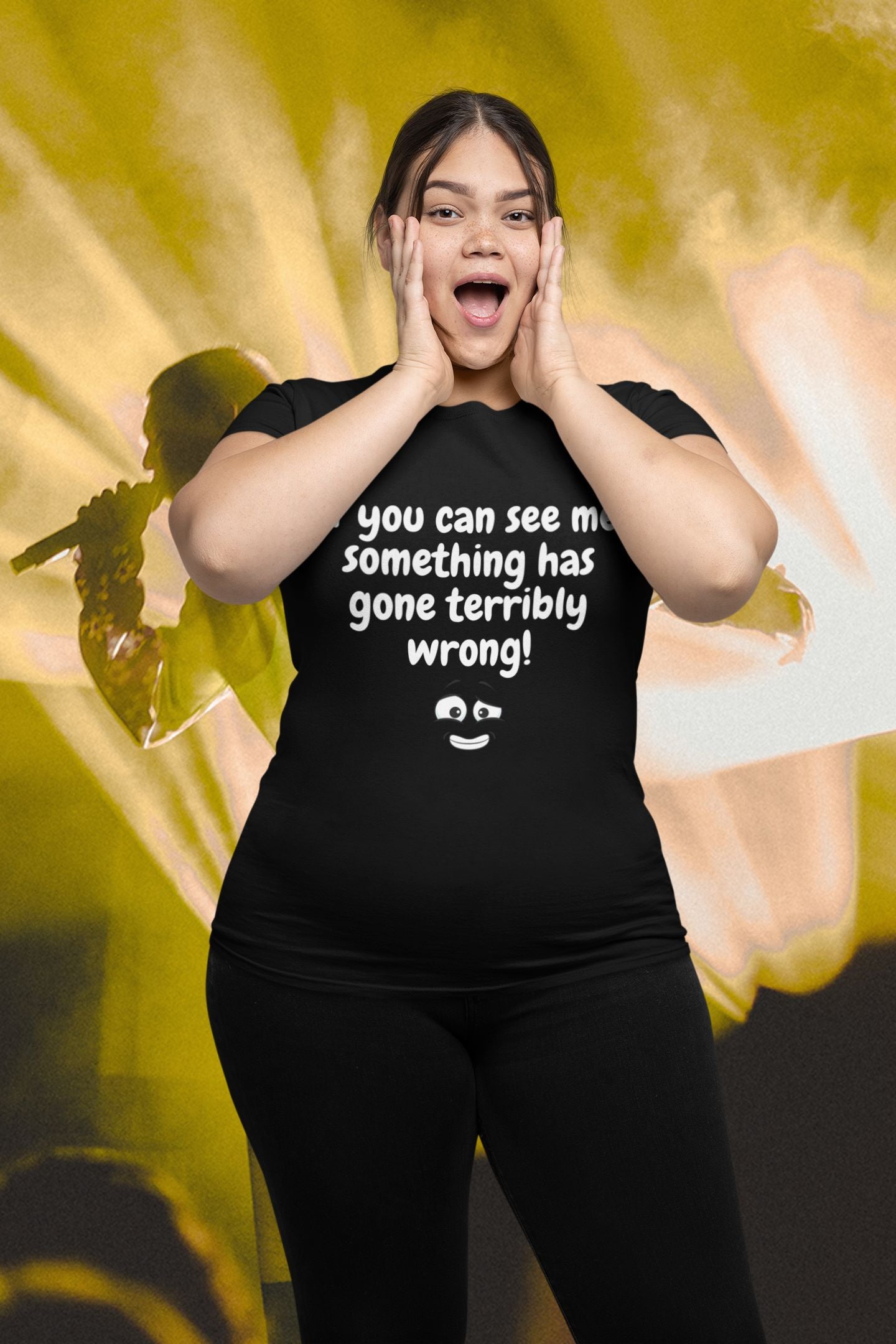 Women’s "If You Can See Me" Theatre T-Shirt – Backstage Humour