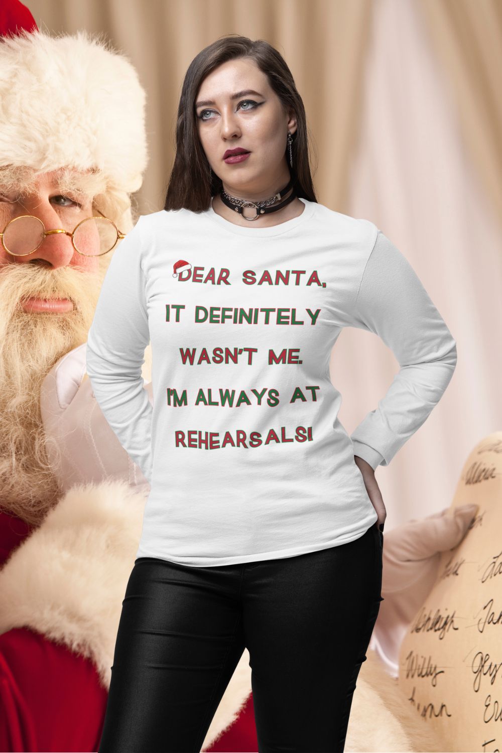 Unisex Ultra Cotton Long Sleeve T-Shirt – Festive Theatre Christmas Gift