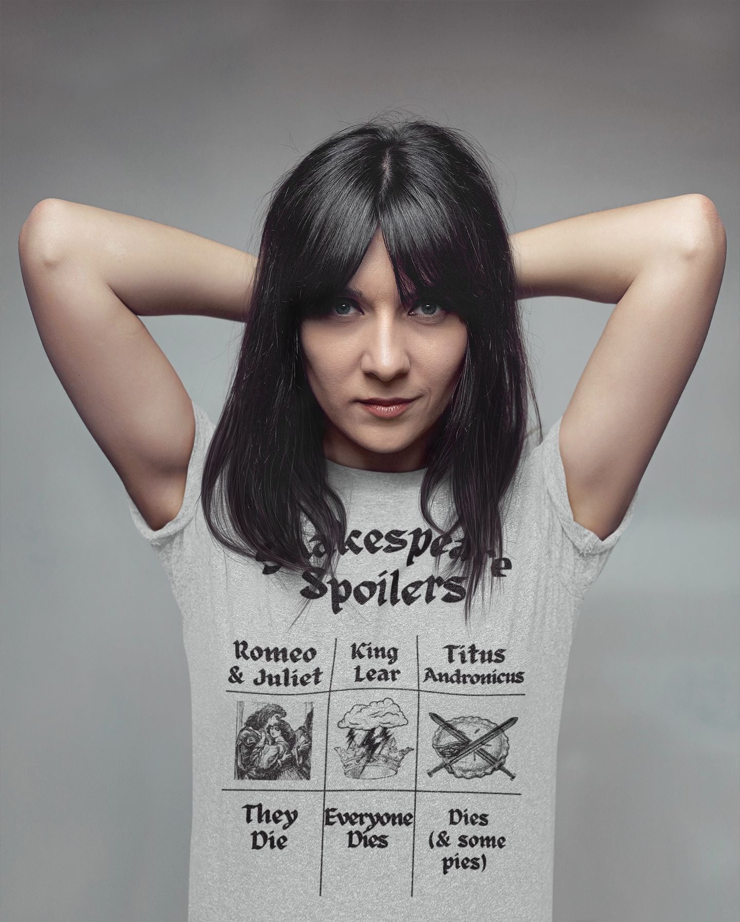 Women's T-Shirt "Shakespeare Spoilers" – Funny Drama & Literature Design