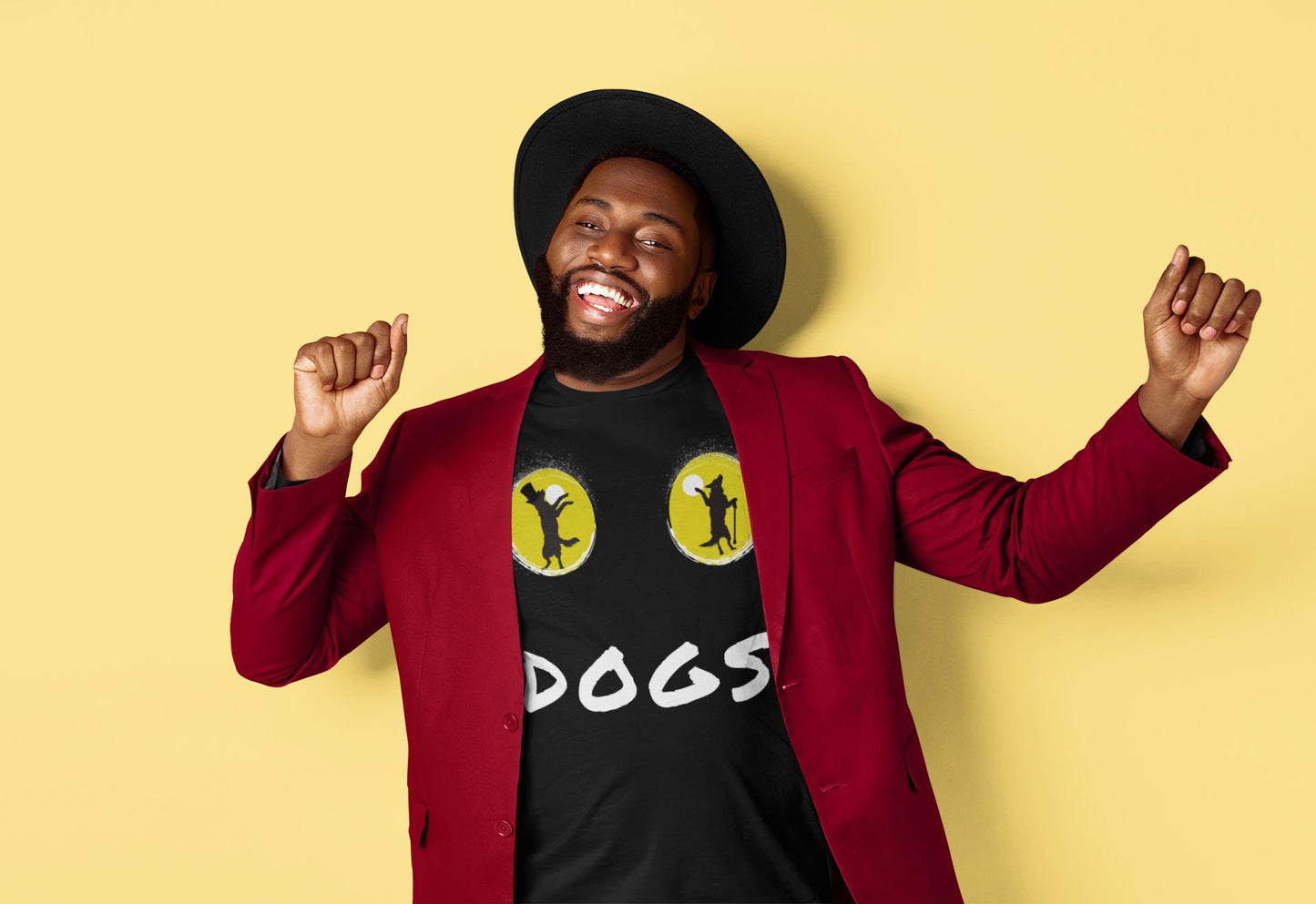 Paw-some Theatre-Inspired Men's T-Shirt – Unisex Design for Dog Lovers