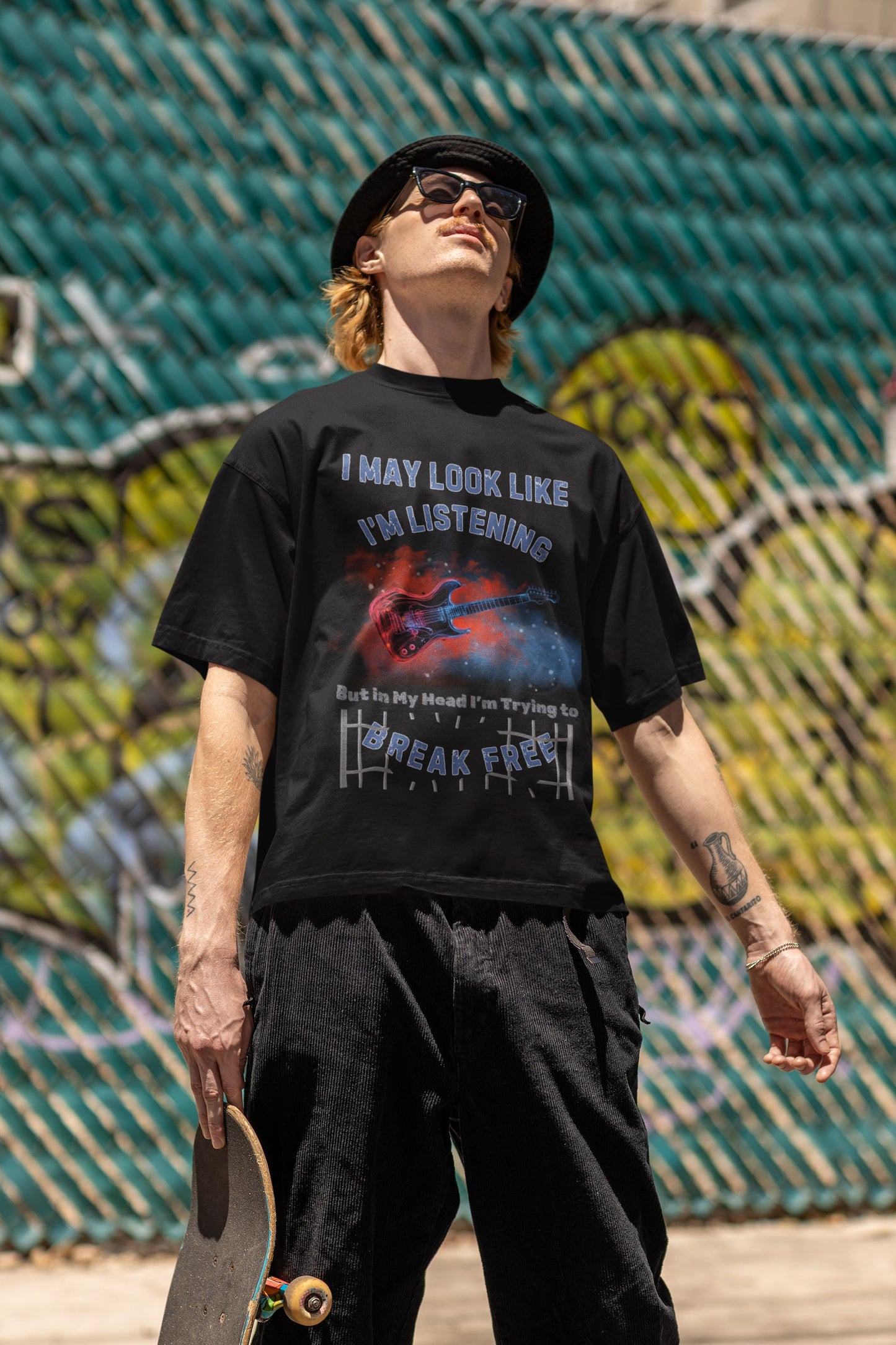 "I May Look Like I'm Listening, But in My Head I'm Trying to Break Free" Men's Theatre T-Shirt