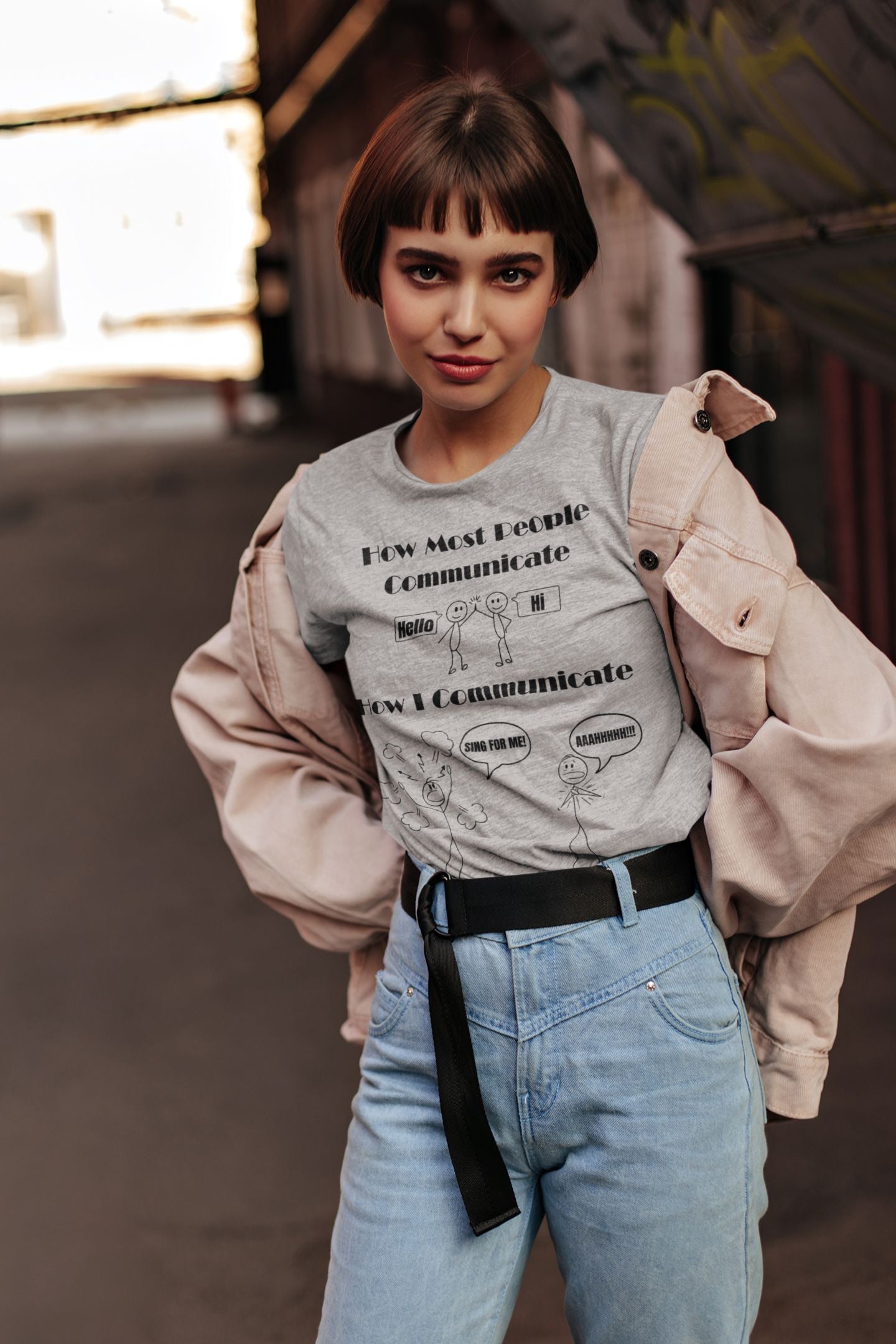 Women's T-Shirt "Theatre Voices" – Musical Theatre Design for Performers & Fans