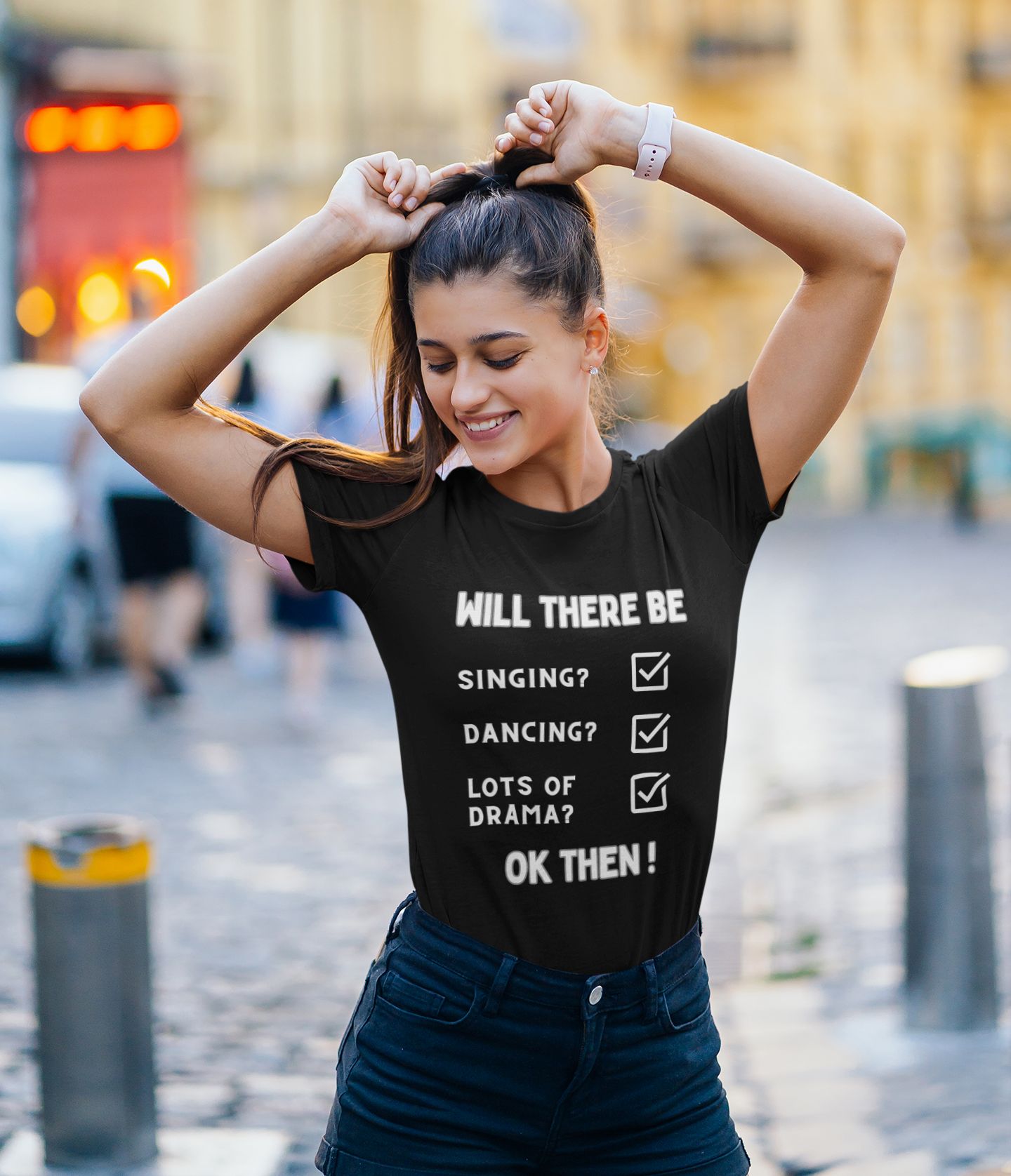 Women’s Theatre T-Shirt – Feminine Fit for Drama Seekers & Theatre Lovers, Softstyle Design