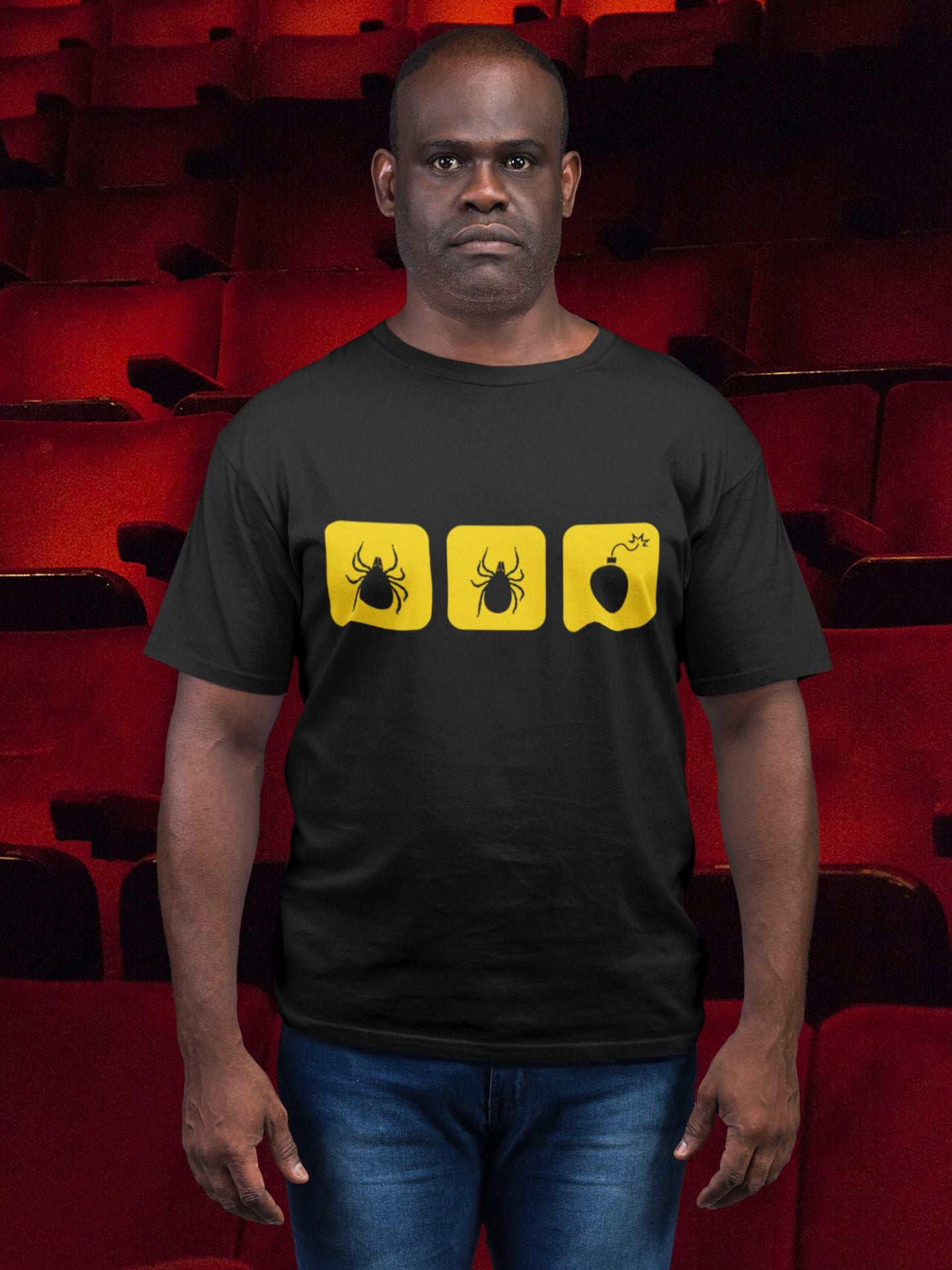 Men’s/Unisex “Tick, Tick… BOOM!” T-Shirt – Bold Theatre-Inspired Cotton Design