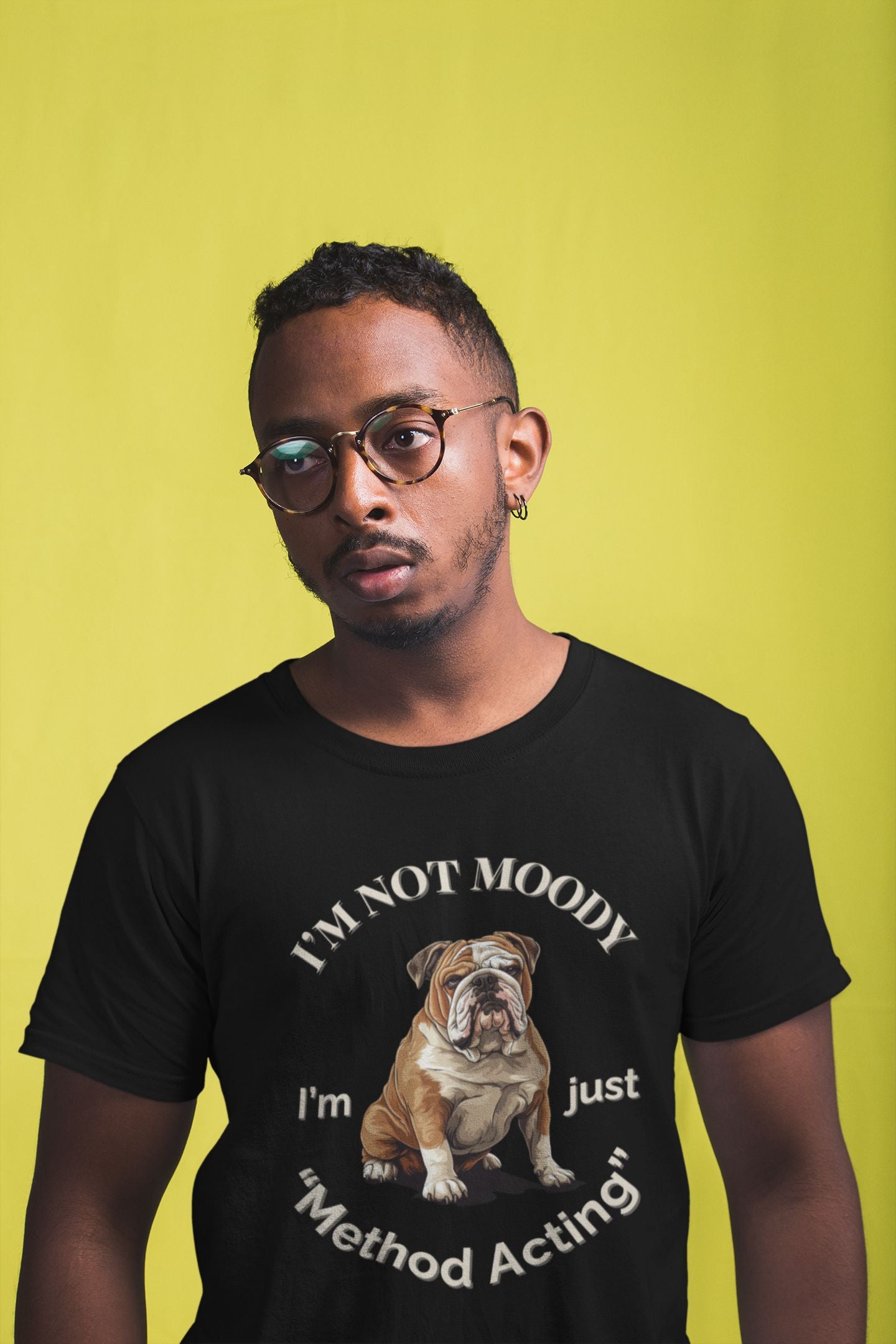 "I’m Not Moody, I’m Just Method Acting" Men's Unisex T-Shirt – Perfect for Actors