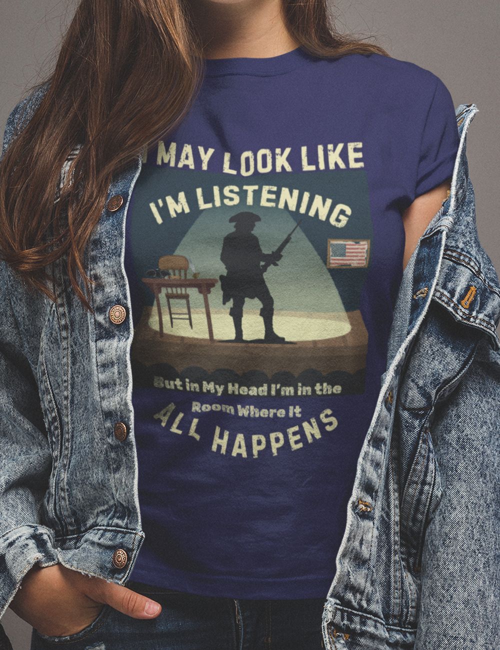 Women’s Theatre T-Shirt – "In the Room Where It Happens" Softstyle Design