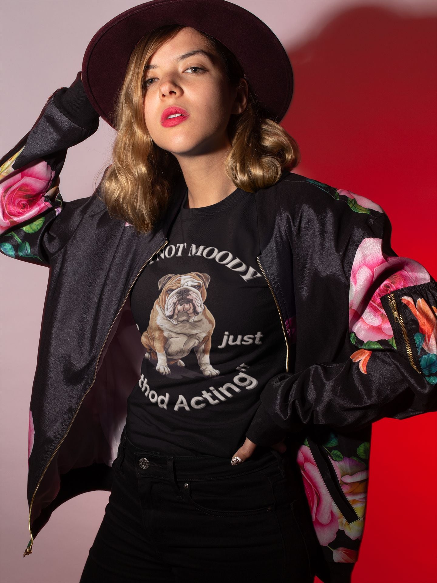 Not Moody – Method Acting Women's Softstyle T-shirt – Perfect for Actors