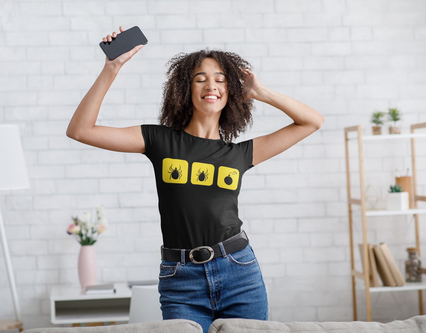 Women’s “Tic, Tic… BOOM!” T-Shirt – Bold Theatre-Inspired Design
