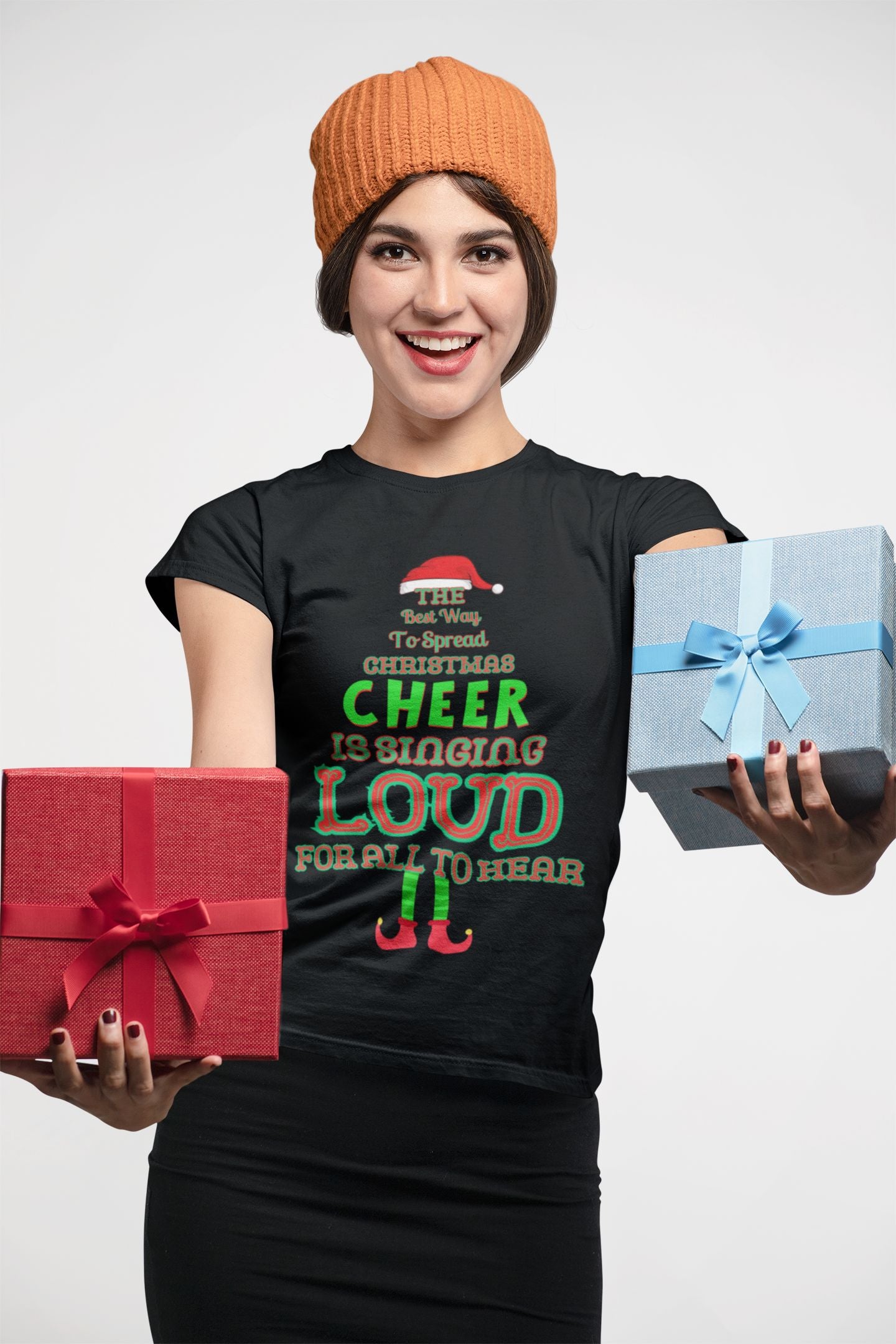 Festive Women’s T-Shirt for Singers – Spread Christmas Cheer with Style & Comfort