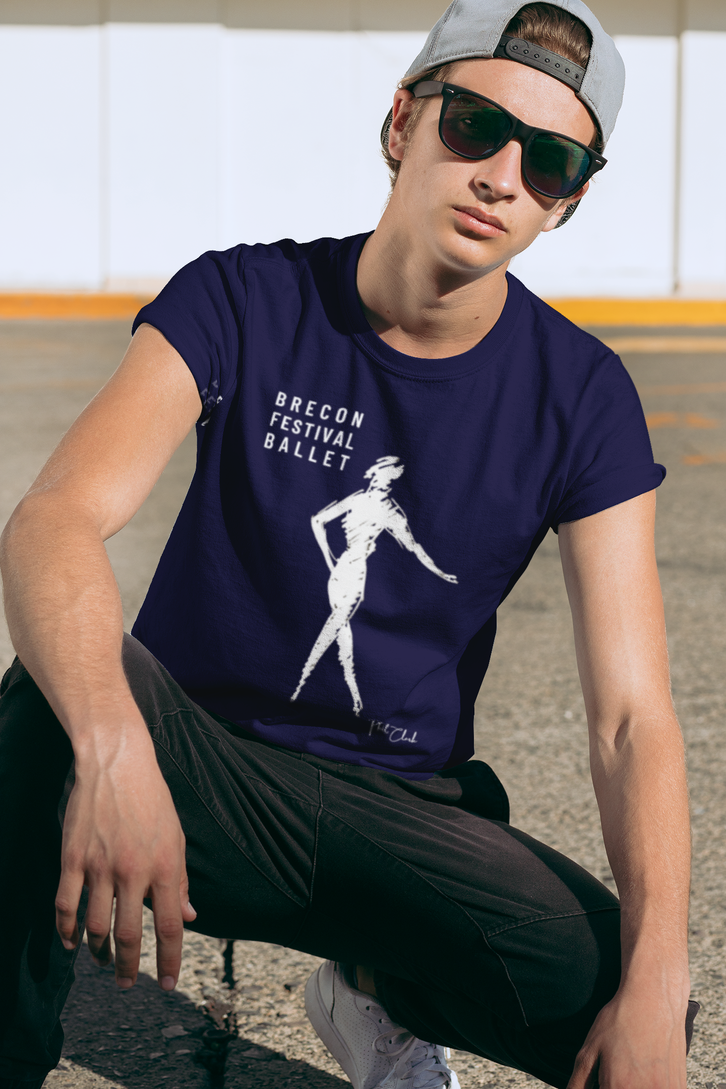 Brecon Festival Ballet Unisex Heavy Cotton T-Shirt – Phil Clark Sketch (White or Navy)