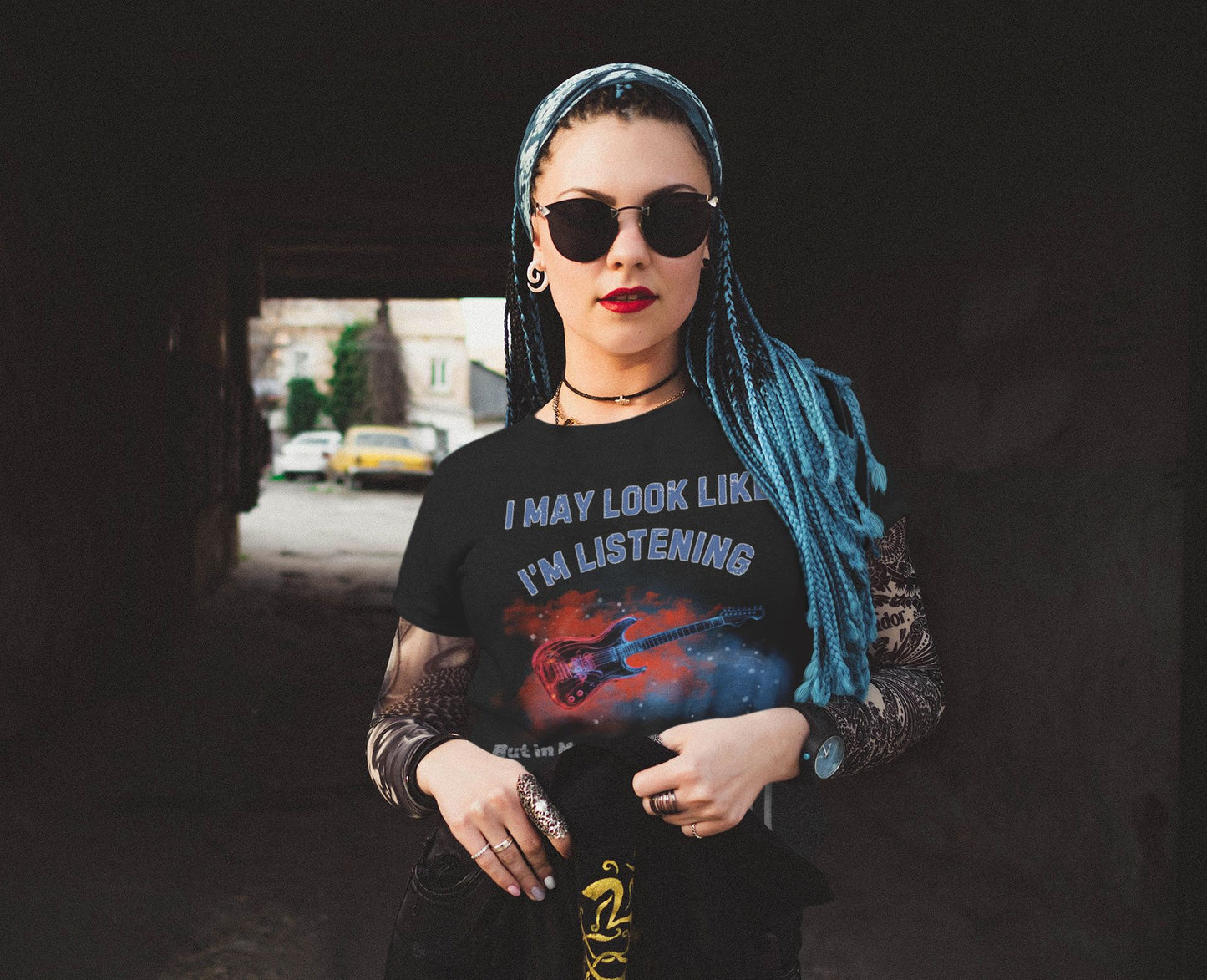 "I May Look Like I’m Listening, But in My Head I’m Trying to Break Free" Women’s Theatre T-Shirt