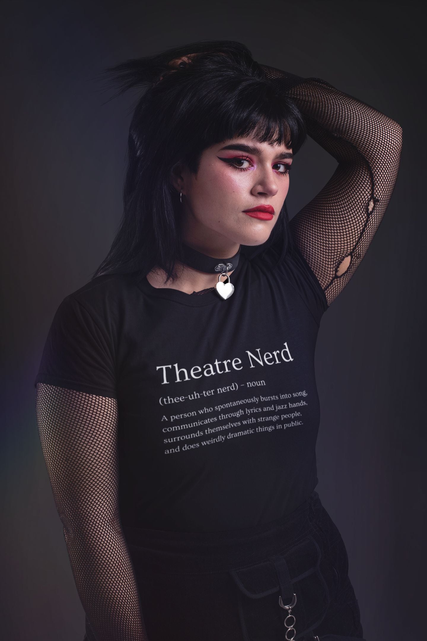 Theatre Nerd Dictionary Definition Women’s Slim Fit T-Shirt – Funny Theatre Lover Shirt