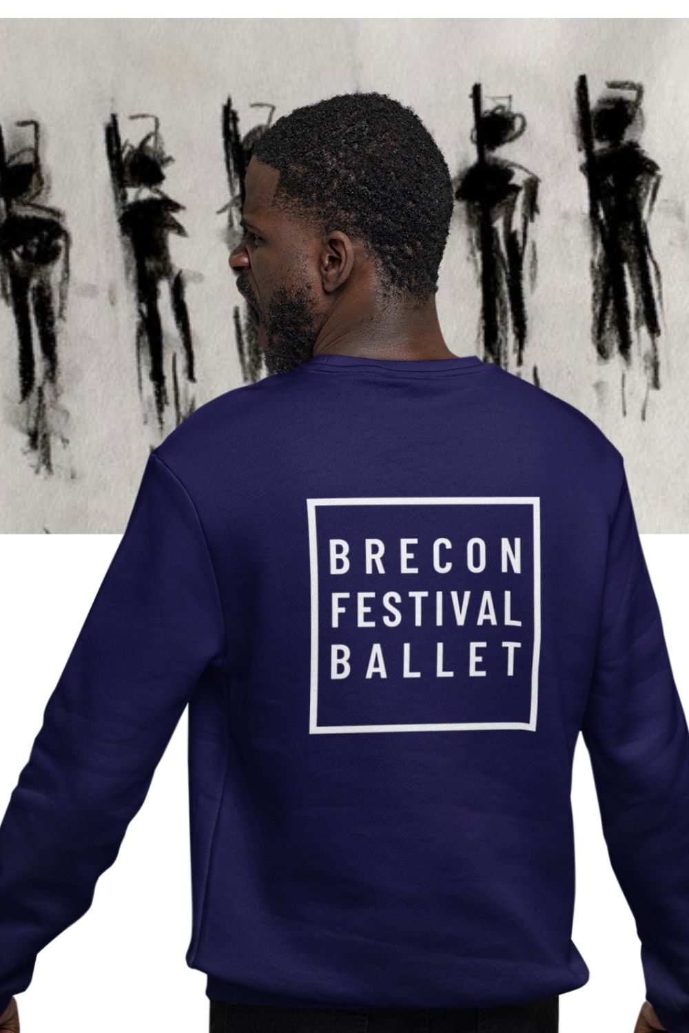 Brecon Festival Ballet Logo Back Print Sweatshirt – Unisex Supporter Style