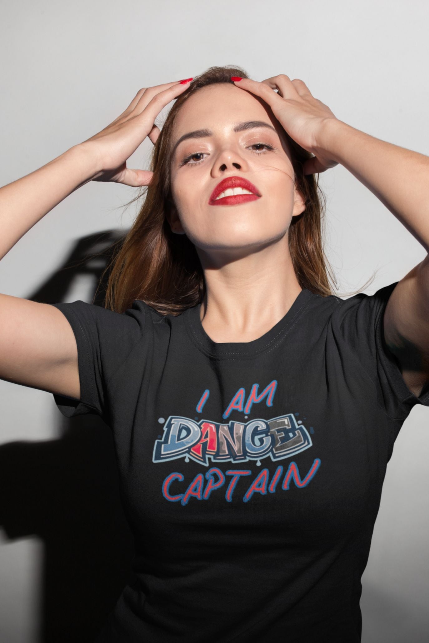 Women's Dance Captain T-Shirt – Bold Graffiti Design