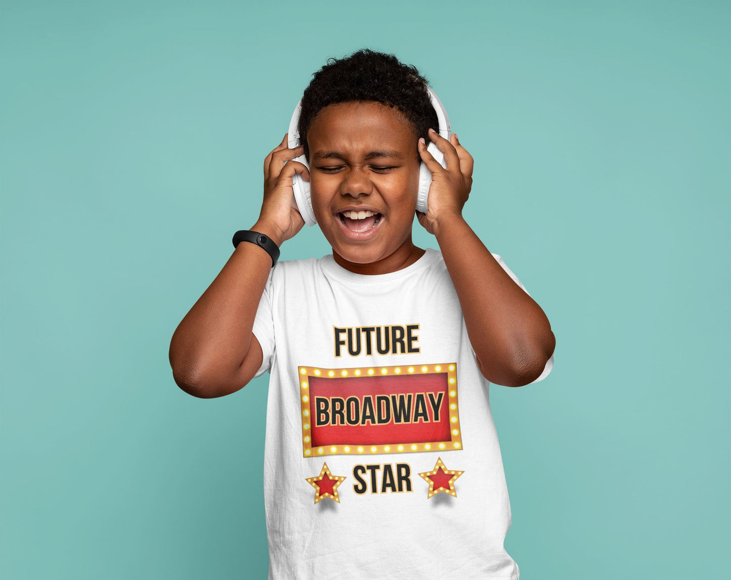 "Future Broadway Star" Kids' T-Shirt – Perfect for Aspiring Performers, Theatre Kids & Stage School Students