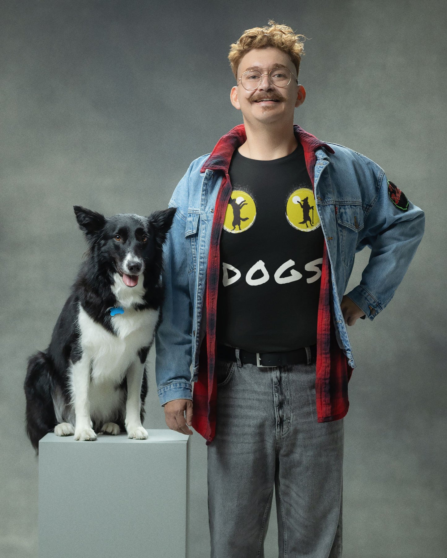 Paw-some Theatre-Inspired Men's T-Shirt – Unisex Design for Dog Lovers