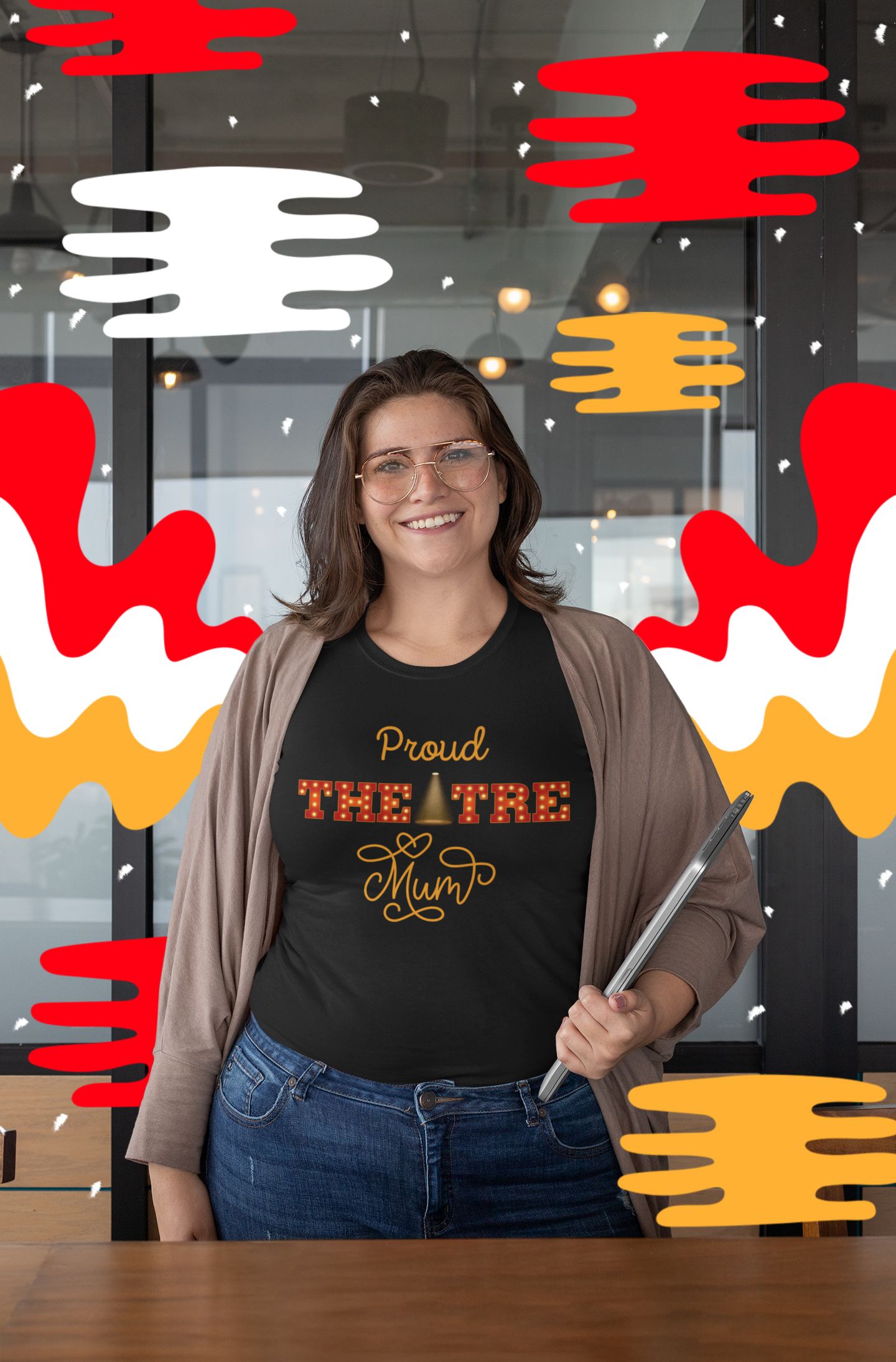 Proud Theatre Mum Women's Fitted T-Shirt – Master of Rehearsals and Taxi Service
