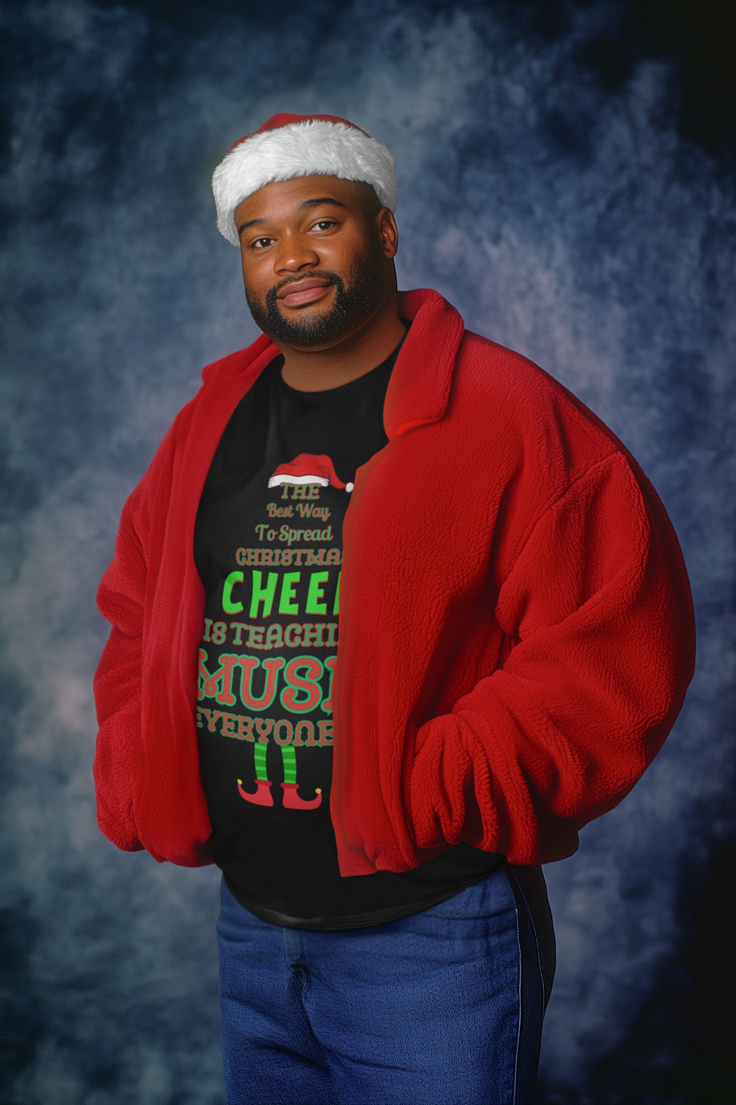 The Perfect Men’s T-Shirt for Music Teachers – Festive Christmas Cheer