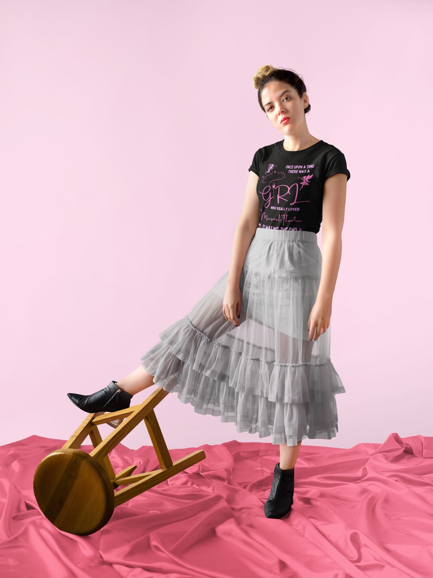 Once Upon a Time Women's Softstyle T-shirt – Magical Musical Theatre Lover's Design