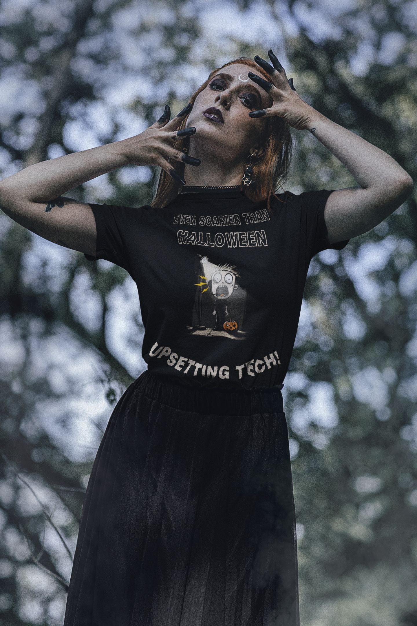 Even Scarier Than Halloween Women’s T-Shirt – Upsetting Tech Theatre Design