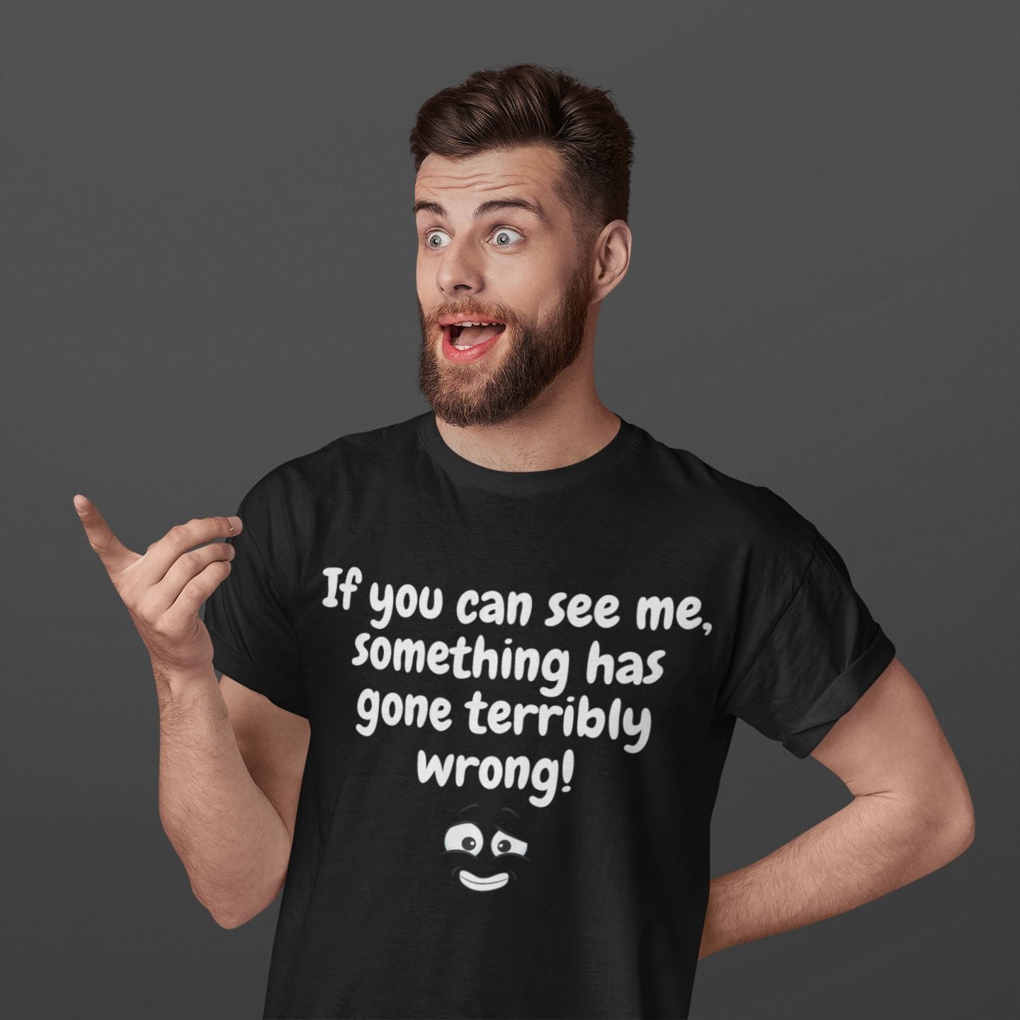 Men's - "If You Can See Me" Theatre Unisex T-Shirt – Backstage Humour
