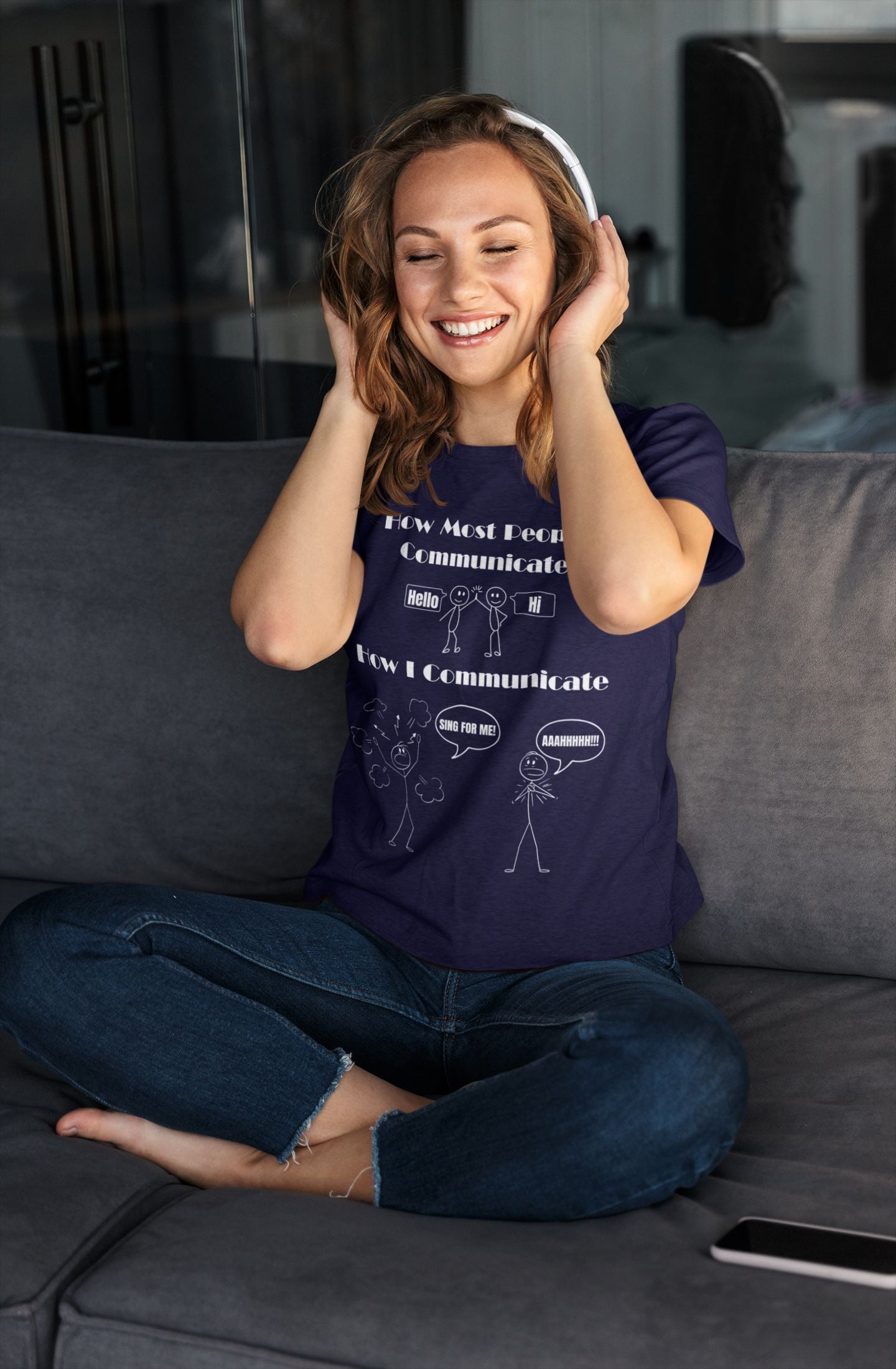 Women's T-Shirt "Theatre Voices" – Musical Theatre Design for Performers & Fans
