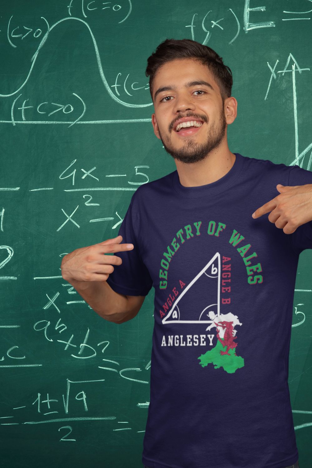 Angle A + Angle B = Anglesey T-Shirt – STEM Wales Gift (Men’s/Unisex Fit)