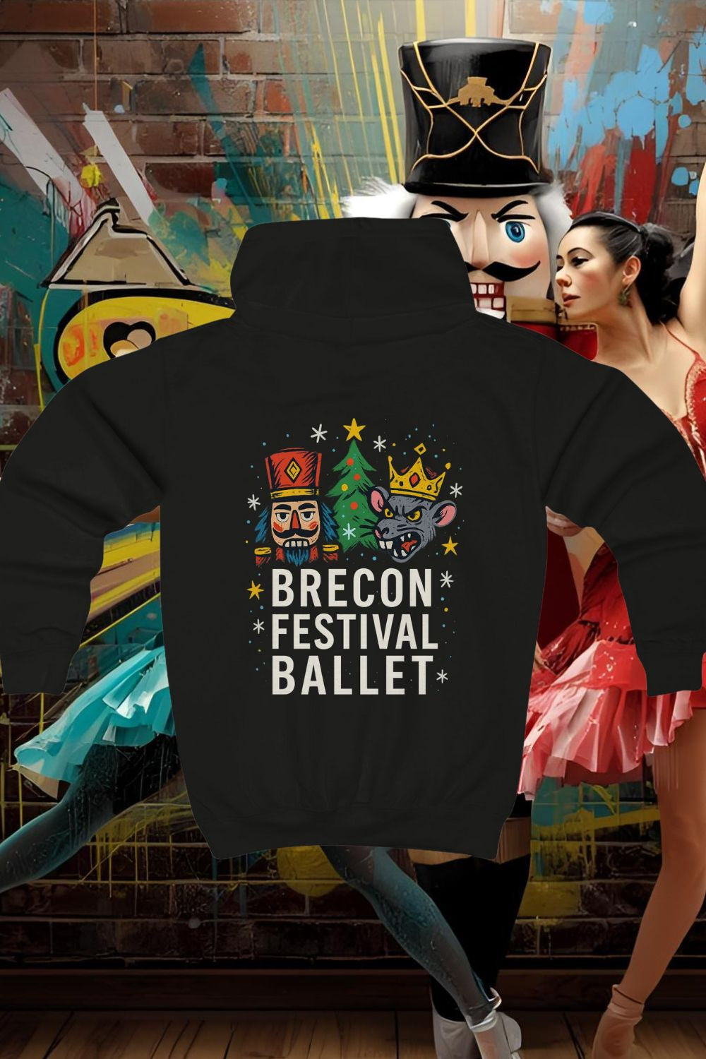 Nutcracker vs. King Rat Kids Hoodie – Brecon Festival Ballet