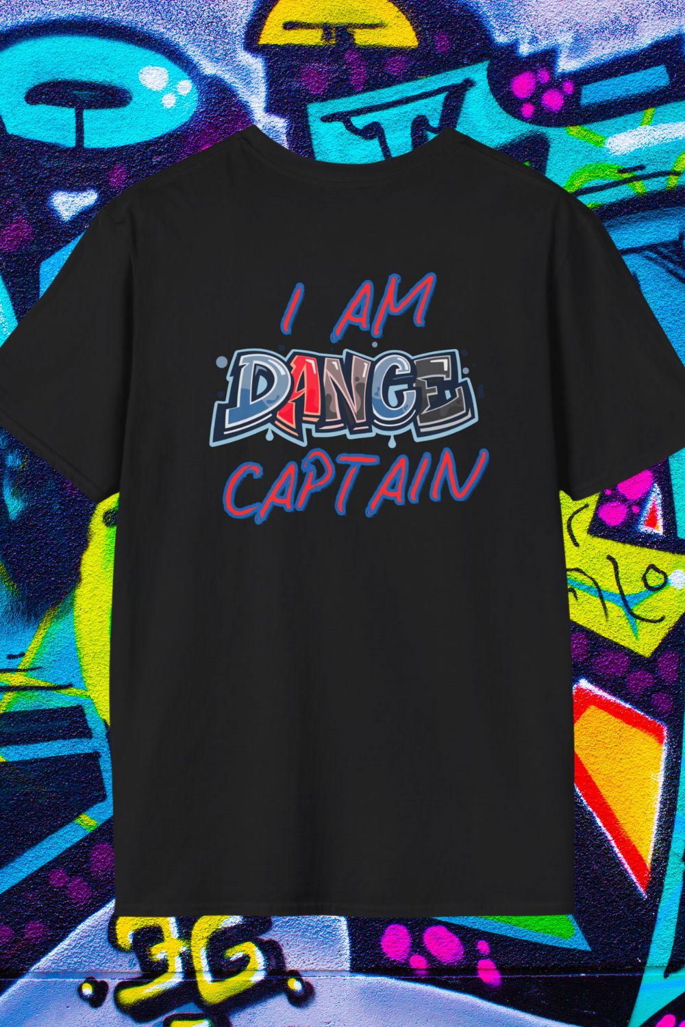 Men's Dance Captain T-Shirt – Graffiti-Style Statement