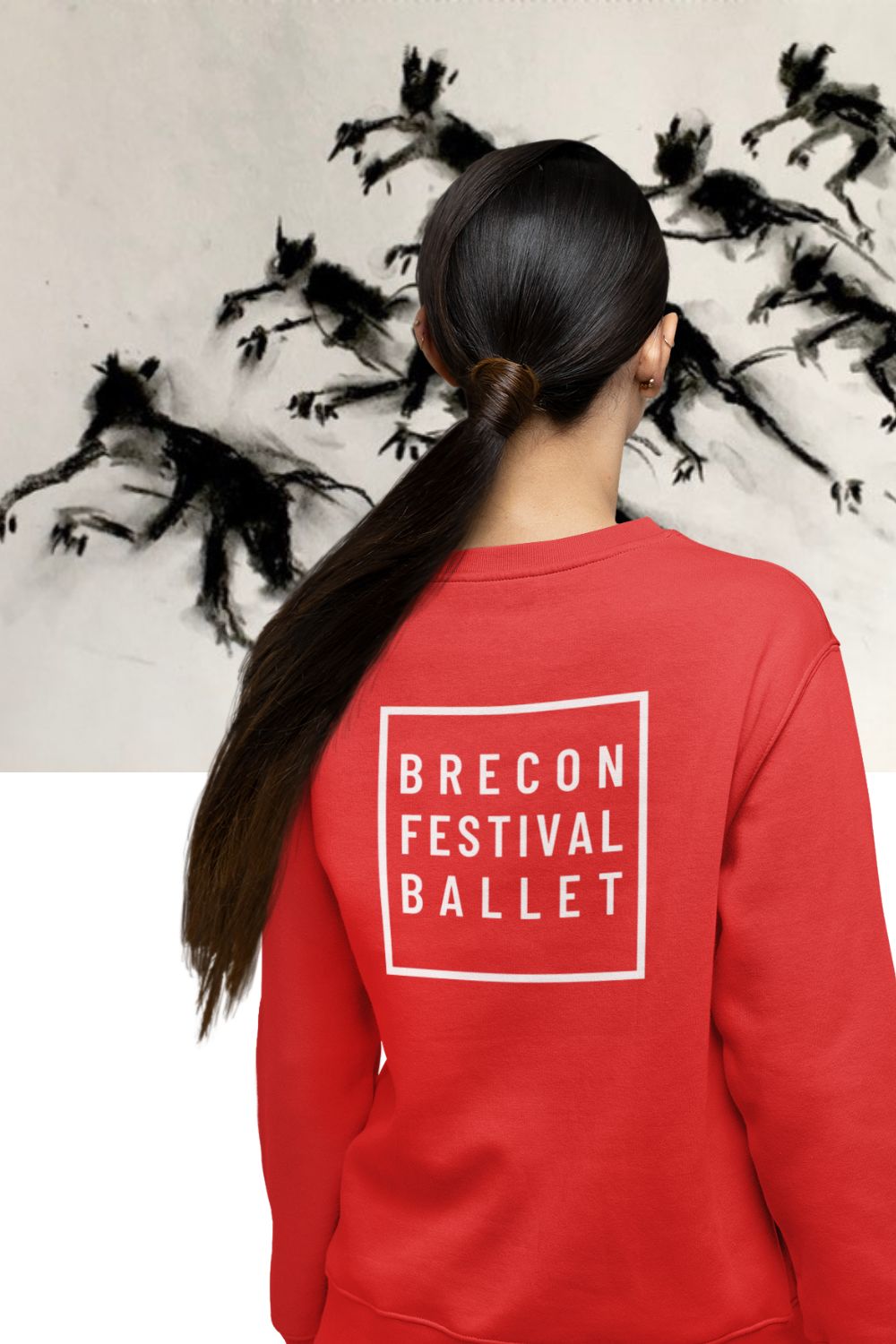 Brecon Festival Ballet Logo Back Print Sweatshirt – Unisex Supporter Style