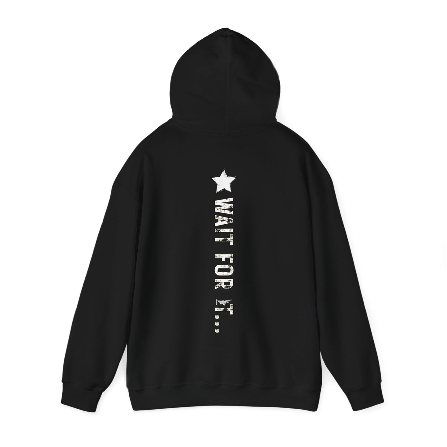 Men’s “Wait For It…” Hoodie – Bold Minimalist Sweatshirt for Musical Theatre Fans