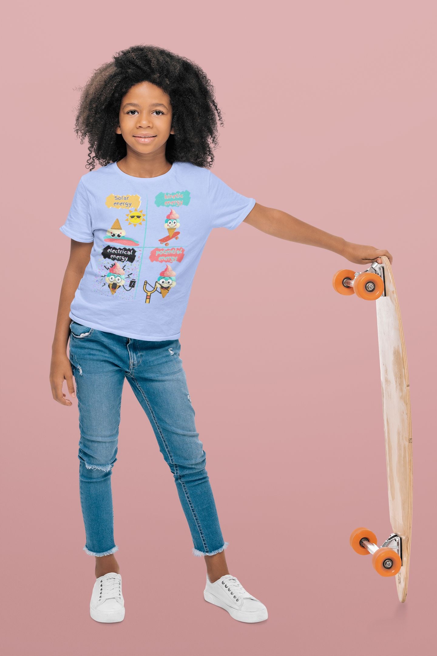 STEM Physics Fun T-Shirt – Ice Cream Energy Learning for Kids