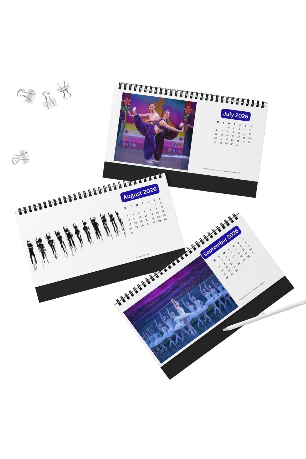 Brecon Festival Ballet 2026 Desk Calendar – Celebrating the Artistry of BFB