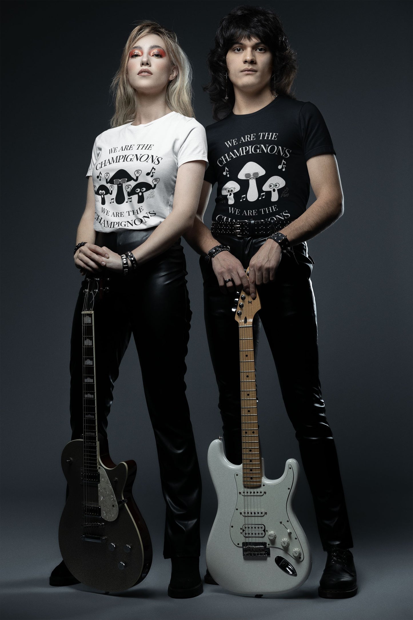 "We Are The Champignons" Men's T-Shirt – Unisex Design for Theatre & Music Lovers