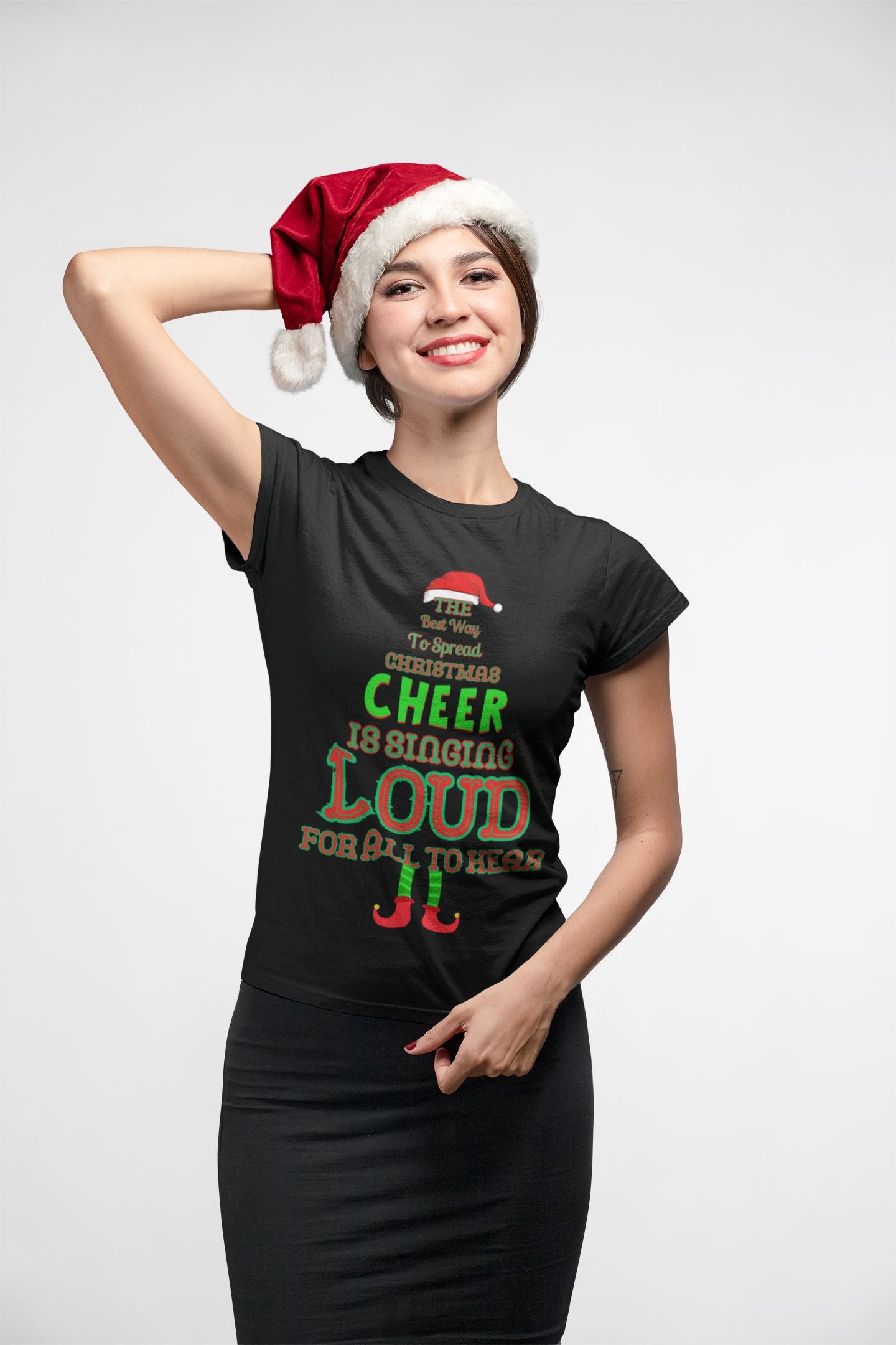 Festive Women’s T-Shirt for Singers – Spread Christmas Cheer with Style & Comfort