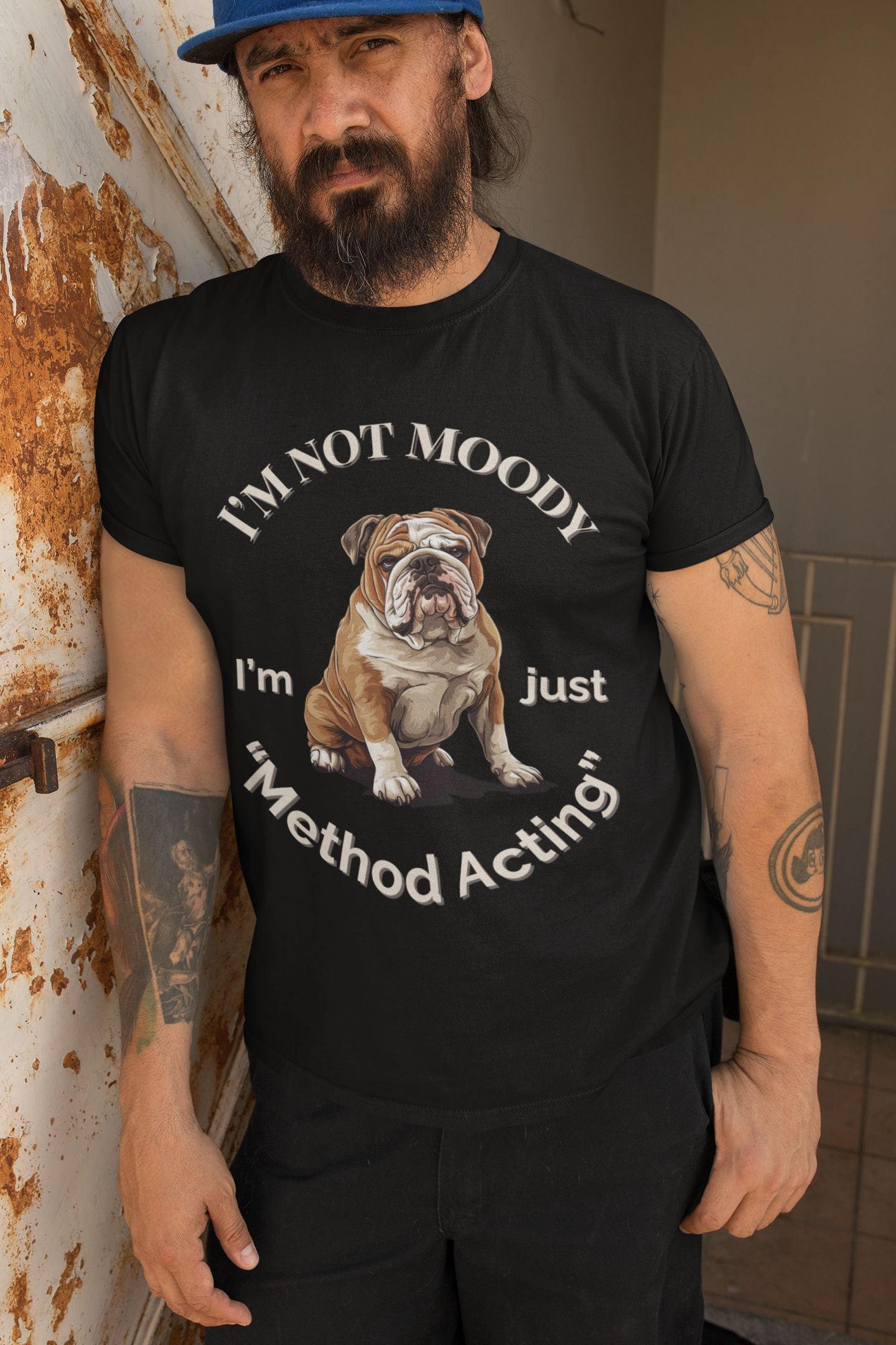 "I’m Not Moody, I’m Just Method Acting" Men's Unisex T-Shirt – Perfect for Actors
