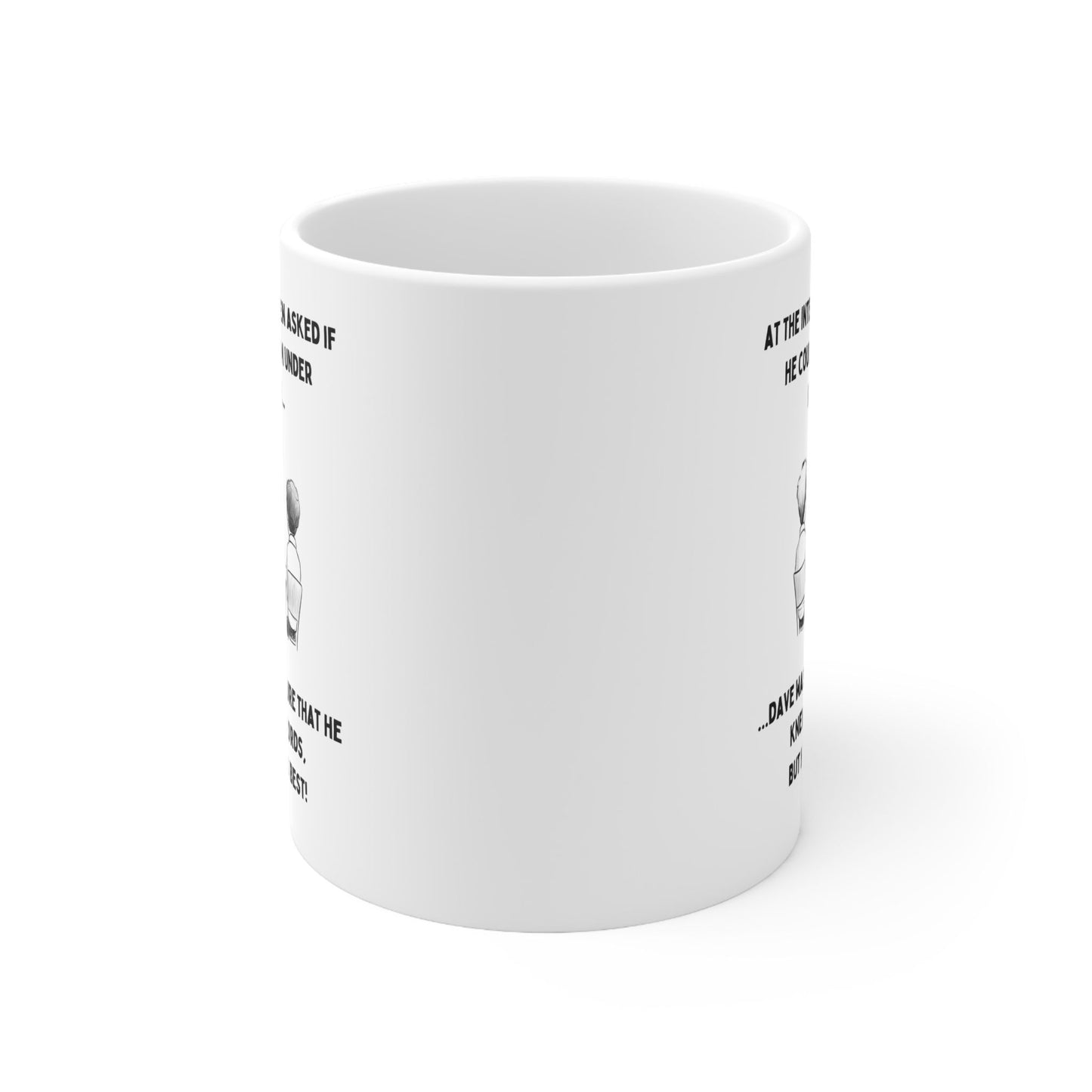 Master Your Morning ‘Under Pressure’ with Dave, the Mug That Gets It!