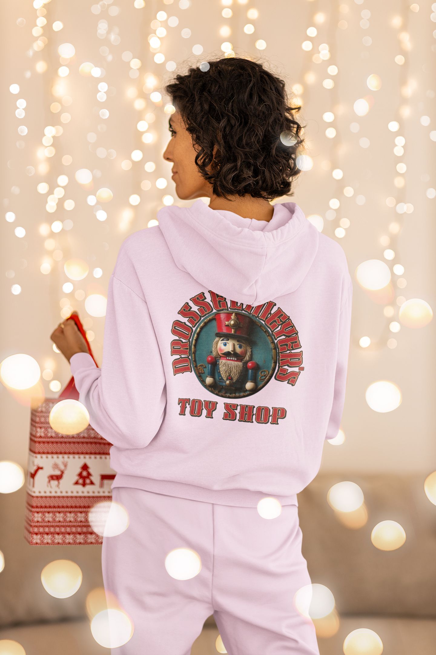 Drosselmeyer’s Toy Shop Women’s Hoodie – Vintage Nutcracker Design for Christmas & Ballet Lovers