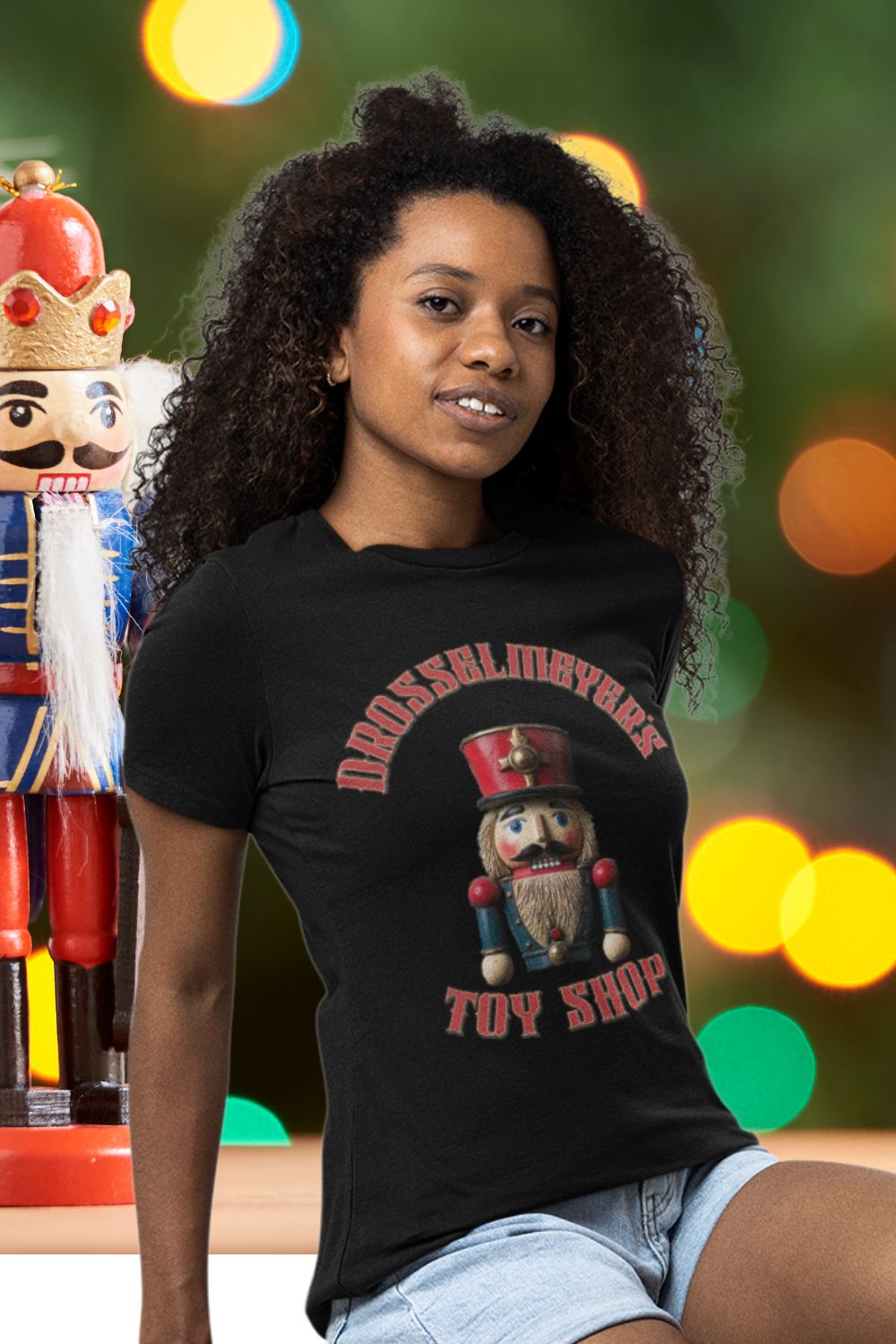 Drosselmeyer’s Toy Shop Nutcracker T-Shirt for Women – Fitted Ballet Design