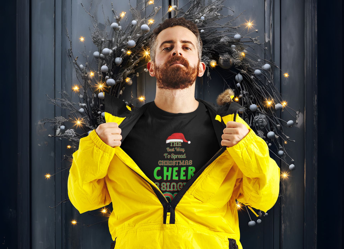 Men's Spread Christmas Cheer with This Fun & Festive T-Shirt