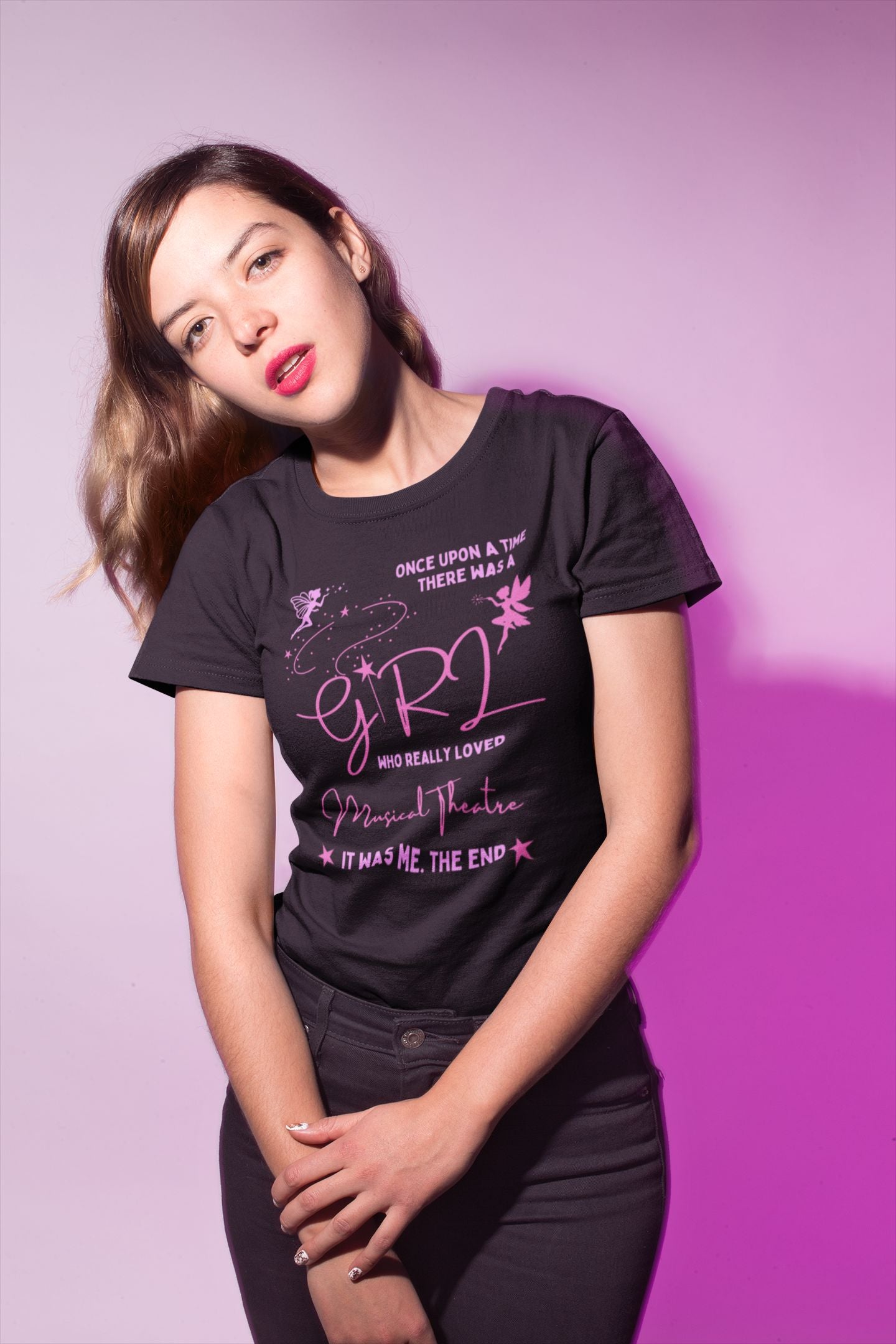 Once Upon a Time Women's Softstyle T-shirt – Magical Musical Theatre Lover's Design