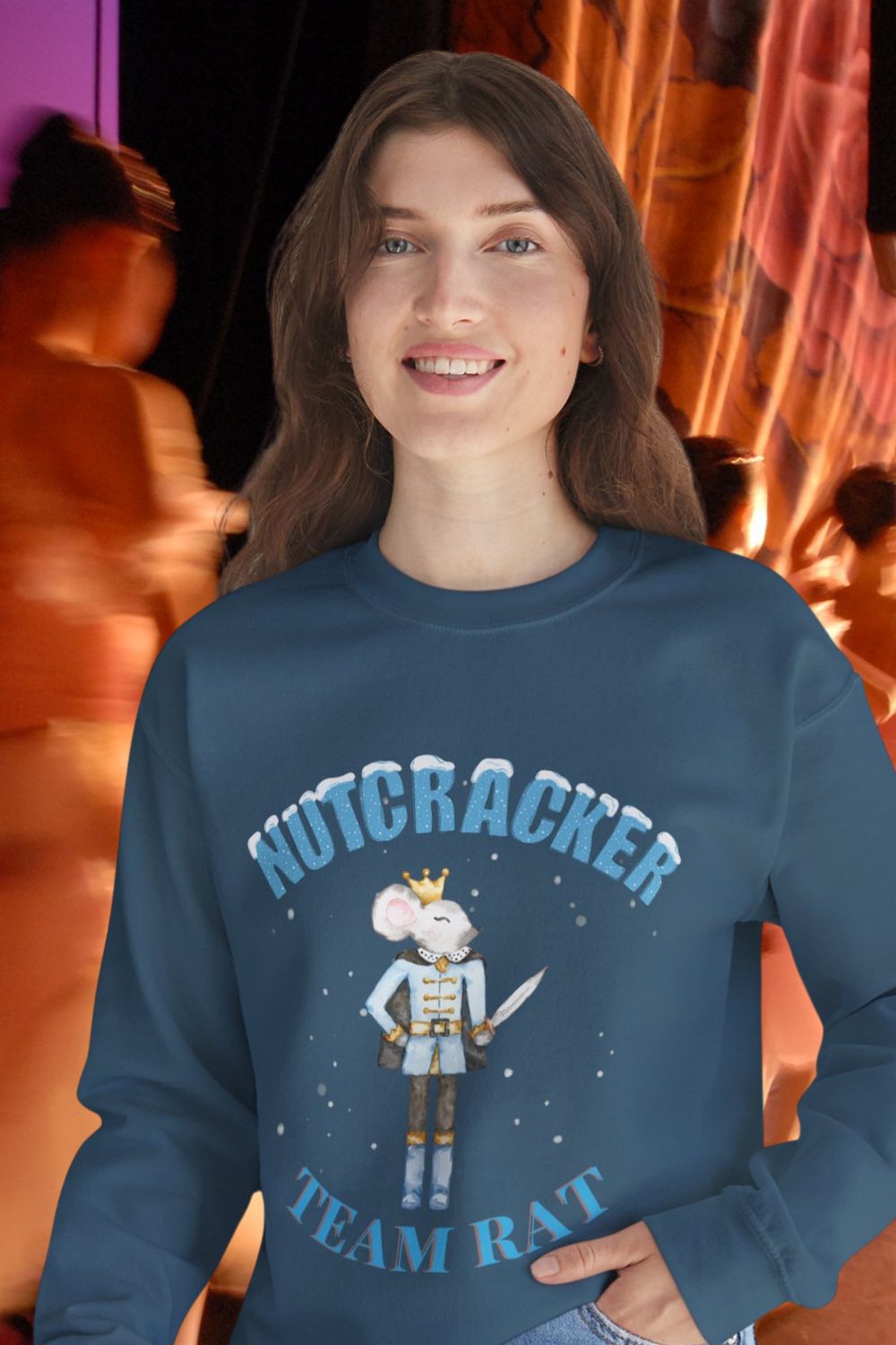 Team Rat Christmas Sweatshirt – Nutcracker Ballet Jumper for Dancers & Fans