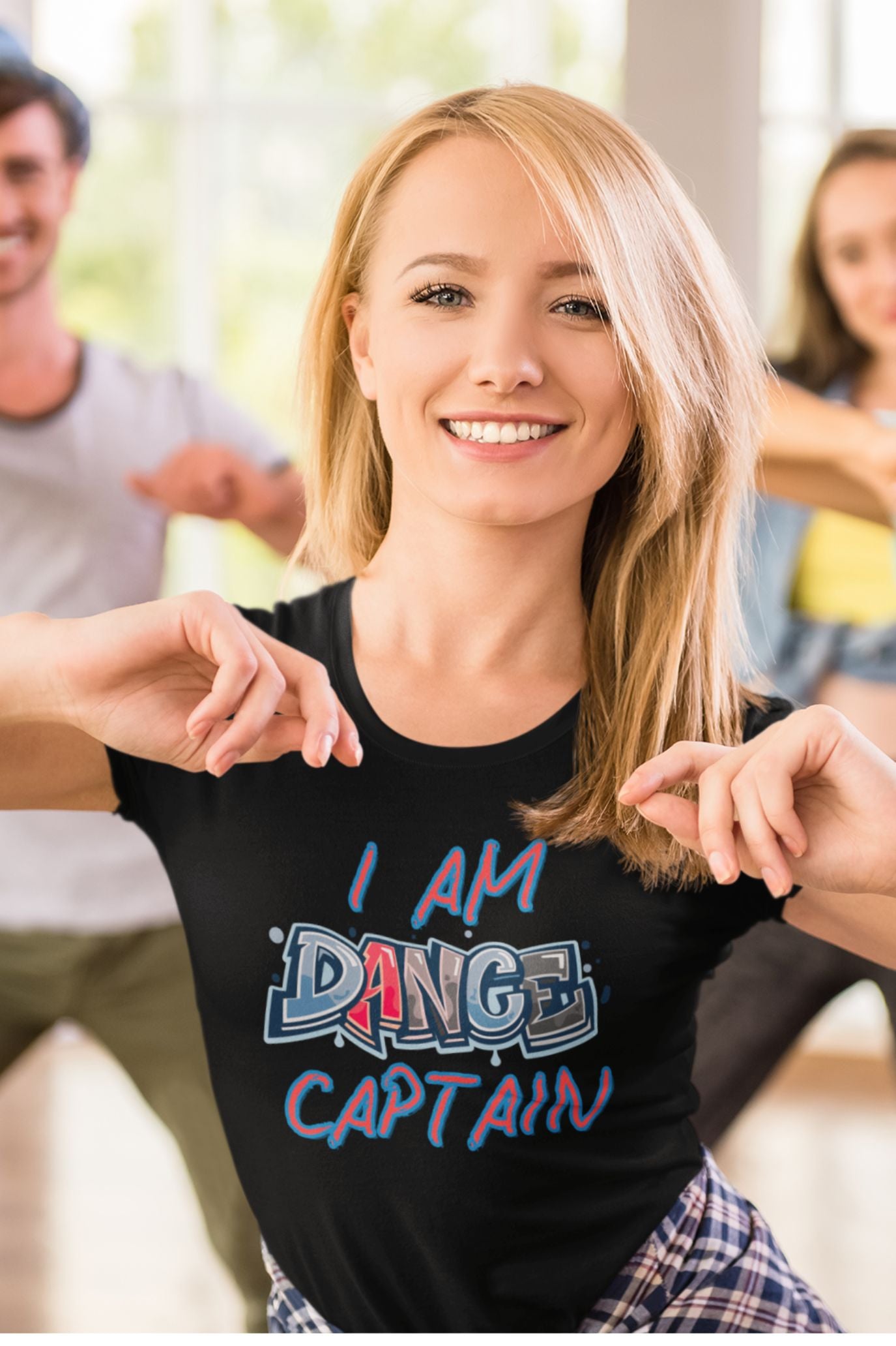 Women's Dance Captain T-Shirt – Bold Graffiti Design
