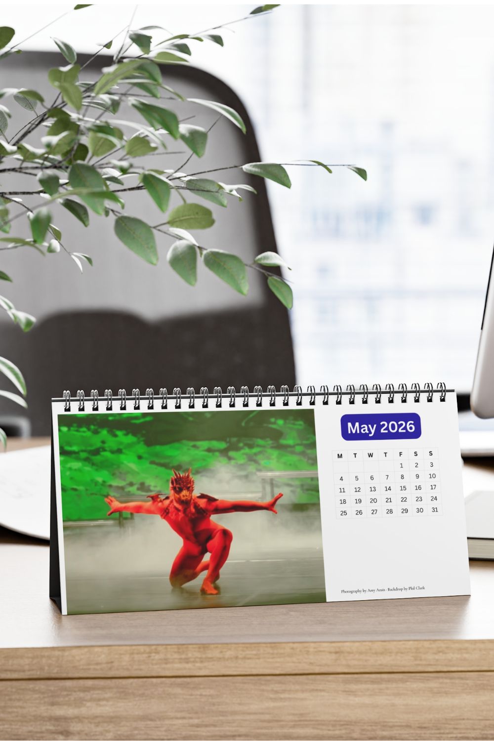 Brecon Festival Ballet 2026 Desk Calendar – Celebrating the Artistry of BFB