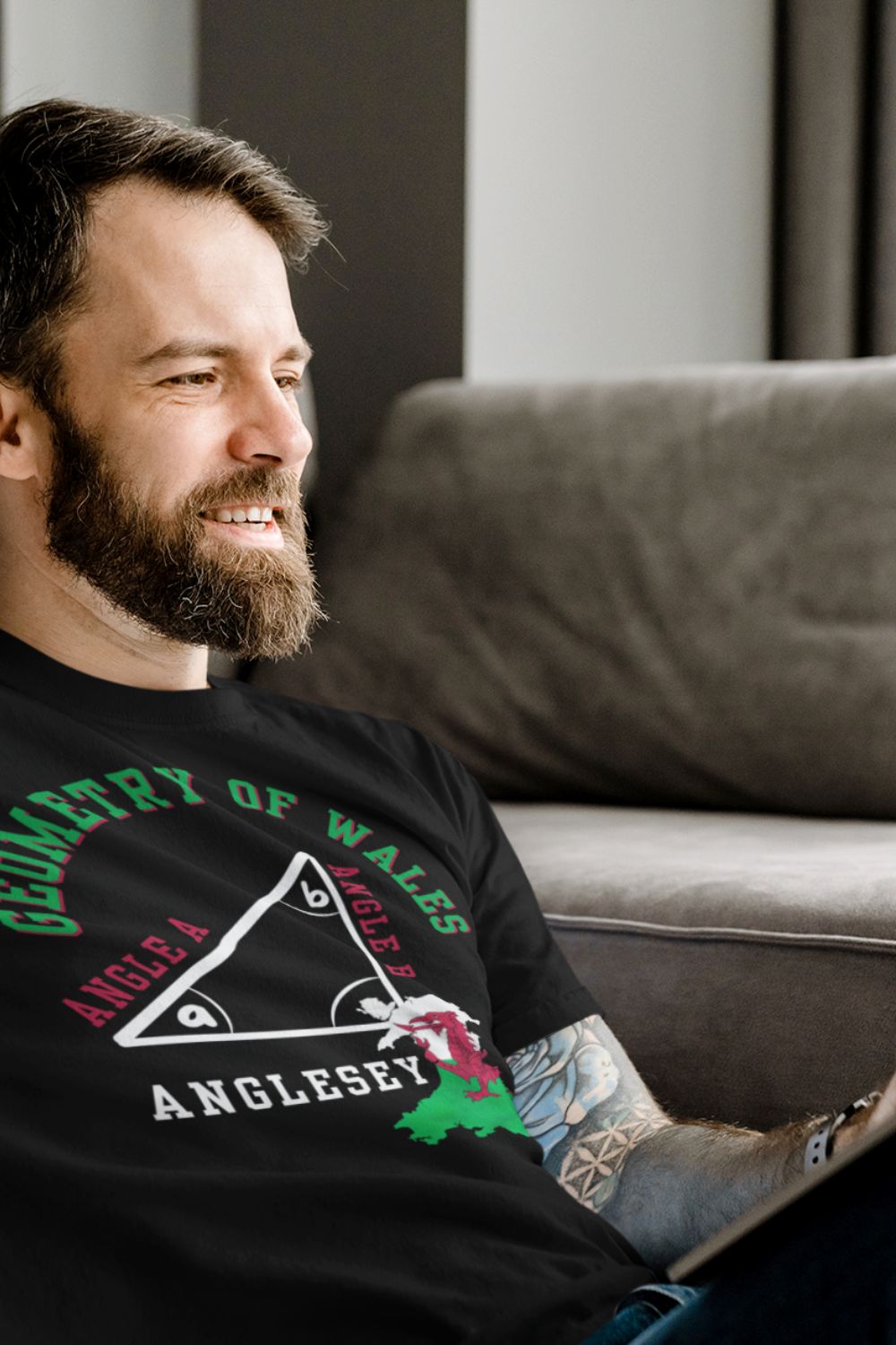 Angle A + Angle B = Anglesey T-Shirt – STEM Wales Gift (Men’s/Unisex Fit)