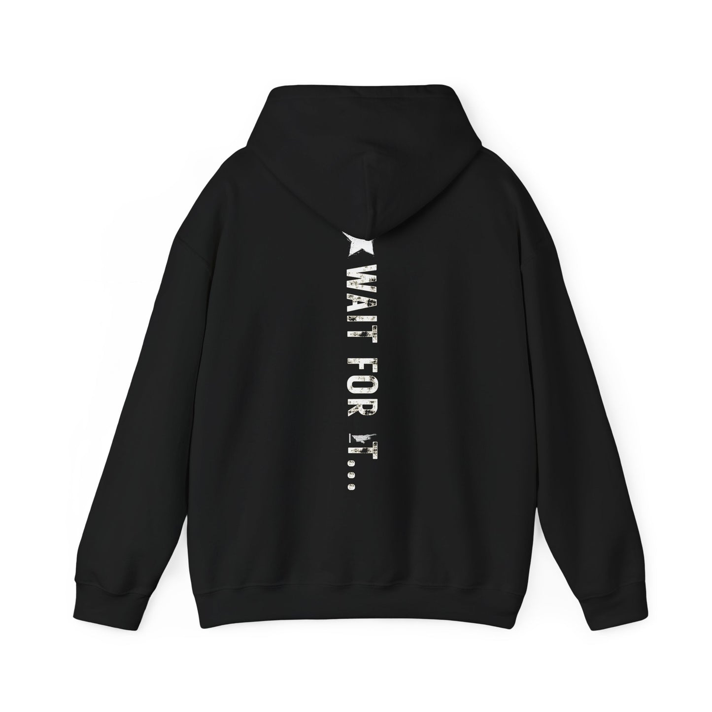 Men’s “Wait For It…” Hoodie – Bold Minimalist Sweatshirt for Musical Theatre Fans