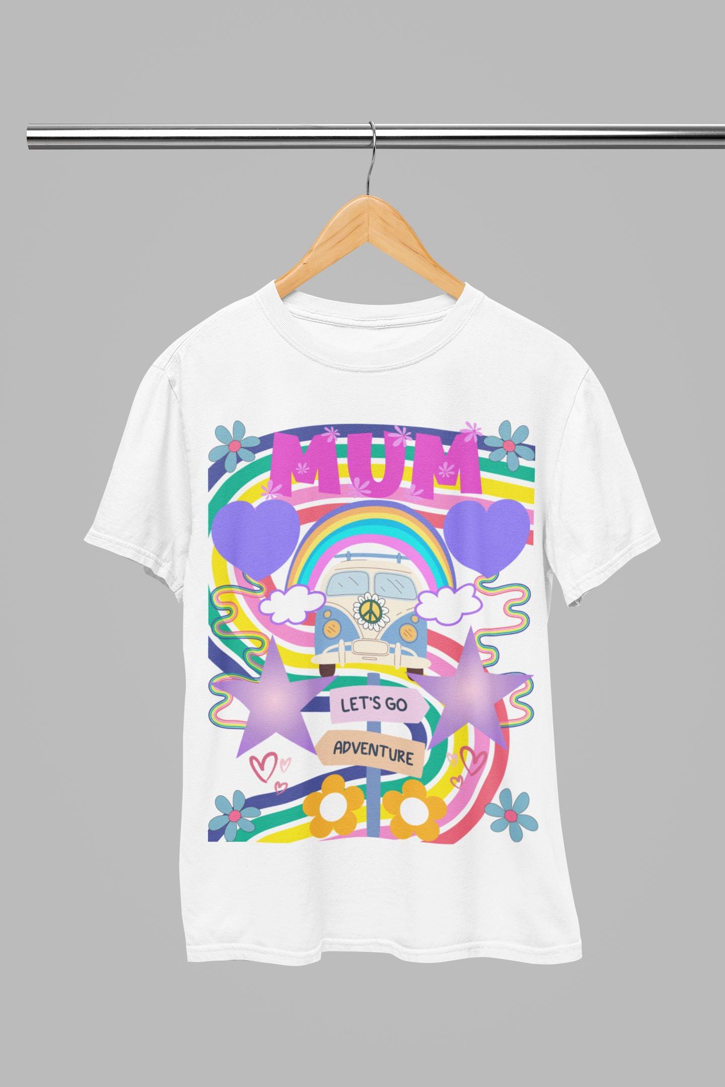 Groovy Mum – Retro Camper T-shirt | Mother’s Day Gift